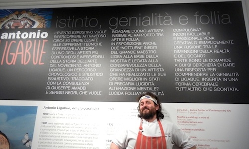 Close-up, the chef from Viareggio Cristiano Tomei. A few months ago he moved his Imbuto to the Lu.C.C.A. - Lucca center of contemporary art, tel. +39.0583.491280, a centre which, until June 9th 2013, will host Antonio Ligabue&rsquo;s exhibition &ldquo;Instinct, genius and folly&rdquo;, three words that are also suitable to describe the chef born in 1974