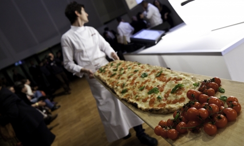 &nbsp;Pizza is ever more the protagonist, this year a whole day is dedicated to it at Identit&agrave; di Pizza in the Blu Hall 2 (photo by A.Castiglioni)