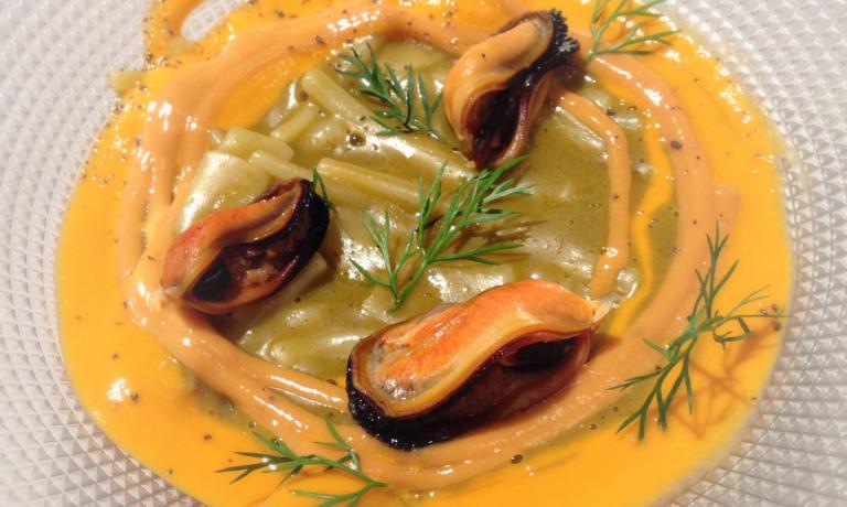 Impepata: mischiato delicato con cozze, pepe e limone. E' uno dei piatti con cui Marianna Vitale, cuoca dell'anno per la Guida di Identità Golose, aprirà la giornata di Identità di pasta martedì 10 febbraio. Sul palco dopo di lei, Christian e Manuel Costardi, Luca Fantin, Viviana Varese, Enrico Croatti, Davide Scabin, Tony Mantuano, Andrea Berton e, per la prima volta nel format, Massimo Bottura