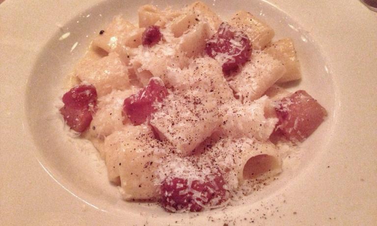 La mitica Carbonara di Luciano Monosilio