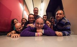 La redazione del congresso: da sinistra Luciana Squadrilli, Fabrice Gallina, Slawka Scarso, Federico De Cesare Viola, Gabriele Zanatta, Raffaele Foglia, Alessandro Castiglioni, Cecilia Todeschini, Alessandra Meldolesi e Carlo Passera. Assenti Sonia Santagostino, Michele Bella, Alfio Chiarappa e Fabio Lombrici, fotografi