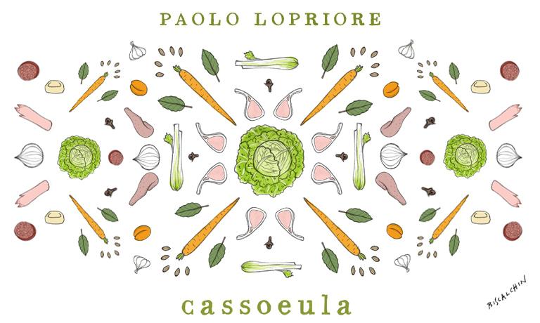 La Casseula scomposta e ricomposta da Paolo Lopriore nella giornata di Identità Estreme, all'ultimo congresso. Ricomposta perché il commensale la ricompone a piacimento a tavola. Per ritrovare il piatto occorre attendere l'apertura del nuovo ristorante comasco di Lopriore. Sarà non prima di fine 2015/inizio 2016