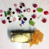 [p]Pistacchio, ribes nero e sorbetto di tequila[/p]