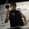 Lo chef cinese Alvin Leung sul palco di Identit� Golose 2010