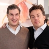 [p][b]Federico Graziani [/b]del[i] Luogo di Aimo e Nadia [/i]e [b]Luca Gardini[/b], due grandi sommelier (foto [b]Ezio Zigliani[/b])[/p]