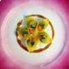 [p]Tortelli di fegato grasso, crema di porri e zucca[/p]