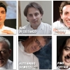 I 6 protagonisti di Identit&agrave; di Pasta, marted&igrave; 7 febbraio 2012, Sala Blu 1 di via Gattamelata a Milano. Il format, promosso da Felicetti e giunto alla terza edizione, &egrave; pensato per dilatare i confini dell'alimento principe della cucina italiana. I cuochi di quest'anno spaziano dalla Campania al Piemonte, dalla Sicilia al Trentino (collage Manuel Crippa)