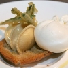 Fagottini di burrata andriese con frisella e cardi ricotti in brodo affumicato di Felice Sgarra, cuoco 29enne del ristorante Umami di Andria (Bt), telefono +39.0883.261201. Con Lorenzo Cogo, Sergio Humada, Enrico Panero, Stevie Parle, Daniel Berlin e Franco Aliberti, il ragazzo sar&agrave; protagonista di Identit&agrave; Vent'anni, nella giornata di apertura di Identit&agrave; Milano, domenica 5 febbraio