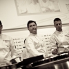 [p]Pinchiorri&Cerea: per la prima volta sul palco di Identit&agrave; due ristoranti tristellati, per un totale di sei stelle Michelin: [b]Italo Bassi [/b]e [b]Riccardo Monco[/b] dell'[i]Enoteca Pinchiorri[/i] a Firenze con [b]Enrico e Roberto Cerea[/b] del ristorante di famiglia[i] Da Vittorio[/i] a Brusaporto (Bergamo). Il tema? La convivialit&agrave; a tavola[/p]
[br /]