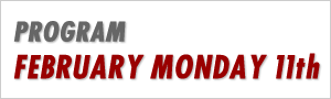 Program Monday 11th