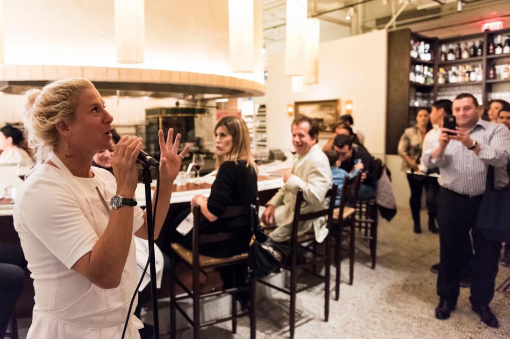 Photogallery






350 guests, divided into six shifts














Virgilio Martinez with assistant Lorenzo Dal Bo









Nicola Farinetti and Corrado Scaglione














Caterina and Susy Ceraudo









Bobo Cerea and his explosive cannoncini 






