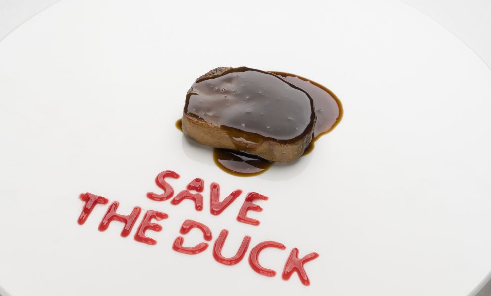 Save the Duck, il foie gras vegano di Antonino Montefusco