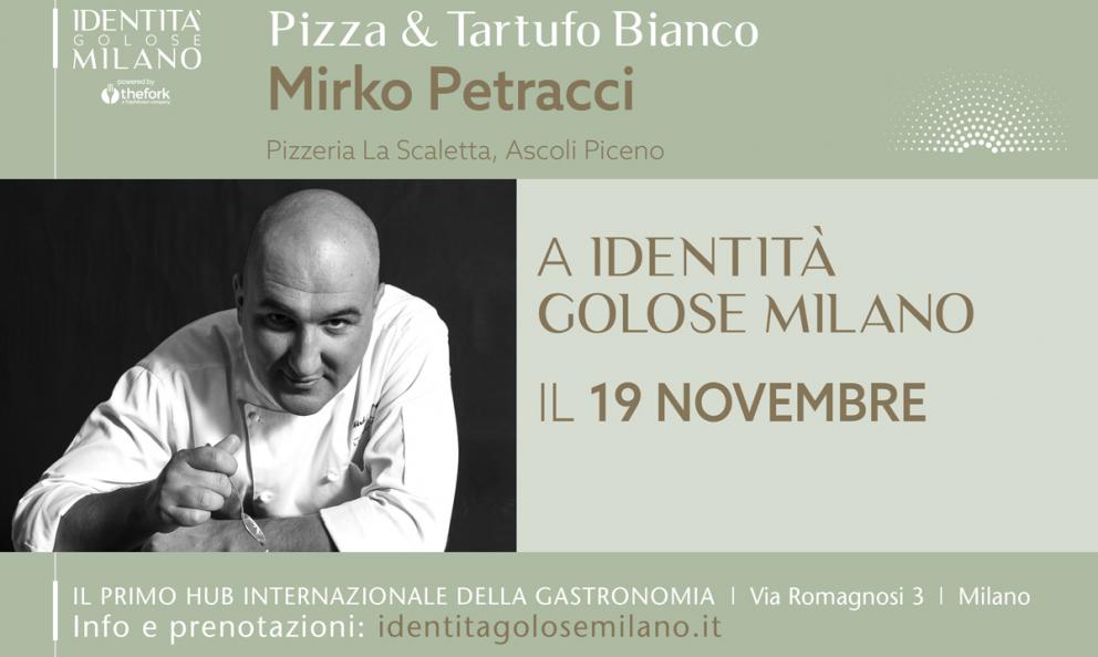 Quattro pizze, un grande impasto e tanto tartufo bianco