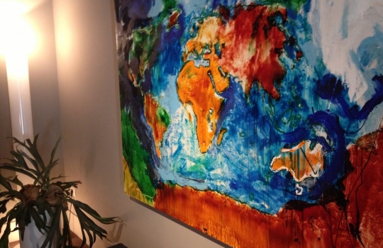 Photogallery






 
Modena’s colonnades, 186 thousand inhabitants and 3 restaurants with at least one Michelin star: Hostaria del Mare (1), Erba del Re (1) and Osteria Francescana (3 stars), our destination
 








Yellow and red tones prevail








The city still bears the signs of the May 2012 earthquake. On May 4th 2013, the day of our visit, a 3.8 magnitude earthquake was registered













By chance, Giuseppe Palmieri, maître and sommelier, appears from the grey door








Palmieri, 38, born in Matera. His first service in Francescana was on September 12th 2000








The old entrance to the restaurant, at number 24 in Via della Stella - as on the opening in 1995. It changed in September 2012: today you enter from number 22. Funnily enough, Google Maps is still set on the old entrance








The present entrance doors








Let’s start








After the latest renovations, the transit areas inside the Osteria appear as a contemporary art gallery





