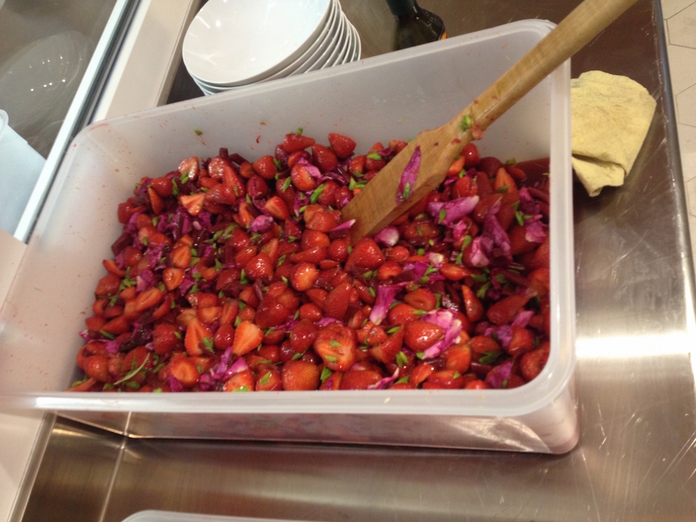 Galleria fotografica






PENSIEROSO. Ore 16.30 Massimo Bottura riflette in piazzale Greco prima del servizio








Il latte? Si utilizza solo quello che scade il giorno stesso








Frutta e verdura dall'Expo: ammaccata ma buona








Imperativo dietro le quinte: differenziare sistematicamente tutti i rifiuti








Men at work








Chili di fragole per il sorbetto finale. Le telecamere sono per un documentario che racconterà questi primi mesi di Refettorio Ambrosiano








Il pane è un dono di Jean Marc Vezzoli. Affetta Zanatta








Mise en place francescana








In cucina: l'australiano Beau Clugston (Noma) e la canadese Jessica Rosval (Osteria Francescana)










