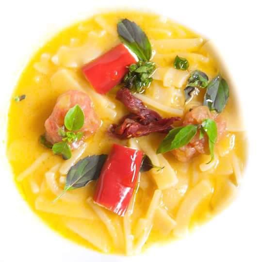 Photogallery






Iside De Cesare, La Parolina, Acquapendente (Viterbo)

Cod, garlic, oil and chilli pepper









Gianfranco Pascucci, Pascucci al Porticciolo, Fiumicino (Rome)

Eel tortelli in a broth of miso and caviar. Lake of Burano, WWF oasis: eel, myrtle and lentiscus. We’re collaborating with the WWF oases to give a "taste" to these places (photo by Andrea Di Lorenzo)









Claudio Petrolo, Claudio Petrolo, Gaeta (Latina)

Sea essence. Raw and cooked elements start an explosion with the flavour of the sea









Marco Bottega, Aminta resort, Genazzano (Rome)

Salmon, green apple and Orient spices. A meeting of sour, bitter, sweet and savoury









Rocco de Santis, Il Vistamare del Fogliano hotel, Latina

Red mullet in bread crust. A snack you can also eat with your hands, enclosing the scents of the South (I’m from Salerno): it’s like biting the sea together with onion, garlic, mint, lemon scents, raisins and pine nuts









Daniele Usai, Il Tino, Ostia (Rome)

Gnocchi with mandarin, with cod tripe and spinach. A historic dish from our menu has just returned in a current version









Gino Pesce, Acqua Pazza, Ponza (Latina)

Candele, cheese, pepper, white fish and courgettes. Created for a project we presented at Expo Milano with the goal of enhancing all the POD products of Lazio









Maurizio e Sandro Serva, La Trota, Rivodutri (Rieti)

Crayfish, roots, tubers, watercress with smoked trout and lake whitefish roe. A concentrate of flavours and lightness: roots, tubers and crayfish are steamed with aromatised water, with vegetable peels and Matcha tea. There’s no salt: the sapidity is giveb by the roe, the smokiness of the trout and the minerals in the vegetables and in the watercress, picked from our brook









Andrea Fusco, Giuda Ballerino, Rome

Venison sirloin with its jus and hibiscus, caramelised onions with blueberries and pistachio wafer. Serving a rich and lean red meat that is rarely served in this season









Cristina Bowerman, Glass Hostaria, Rome

Pasta and potatoes. Four different types of potatoes, with 4 different cooking methods, from mashed to crispy. Inspired by Bottura’s Compression of pasta and beans 









Anthony Genovese, Il Pagliaccio, Rome

Oyster, beetroot and coffee, snow of burrata. A journey across different scents, temperatures and textures









Francesco Apreda, Imàgo dell'hotel Hassler, Rome

Tandoori duck breast, cocoa earth and dried apricots. My personal take of a great classic from a continent I’m very fond of









Arcangelo Dandini, L'Arcangelo, Rome

My cipollata: zita with onion fondant with three spices. Taken from the Renaissance cipollata of Bartolomeo Scappi, the secret chef of 6 popes, who lived almost 30 years in Rome
 









Heinz Beck, La Pergola, Rome

S Campo. It’s the interpretation, with a modern take, of minestrone, made with lyophilisation. Each vegetable is cooked in the most suitable way so as to maintain its nutritional characteristics and then lyophilised. The result is 6, 7, 8 powders which are then put in the dish. The dish is served with scampi breaded with potatoes and soaked in front of the guest with a jus of this crustacean (photo by Janez Puksic)









Alba Esteve Ruiz, Marzapane, Rome

Chestnut cappeletti, raisins, smoked herring and seaweed infusion. Contrasts: the soft chestnut filling and a very persistent flavour, the smokiness and the fatness of the eel, the intense sweetness of the raisins, the sapidity of the seaweed infusion, the crispiness of the pasta...









Marco Baccanelli e Francesca Barreca, Mazzo, Rome

Roasted quails, baked tubers and roots, herb butter. The quails are served in their original shape, without deboning them. Our cuisine is moving towards a greater simplicity, and we can do so even by choosing classic yet not simple techniques









Roy Caceres, Metamorfosi, Roma

Mushrooms, flax brittle, black garlic and cream with Monviso blue cheese. In the seeming simplicity of an ingredient like mushrooms, contrasting textures give life to a dish in which their identity is surprisingly enhanced

 









Davide Del Duca, Osteria Fernanda, Rome

Snails, radish roots, Purgatorio beans, leaves and mustard seeds. A tribute to the material and primordial essence of the “earth” concept









Luciano Monosilio, Pipero al Rex, Rome

Vermicelli creamed in chicken broth, toasted spices and parmesan infusion. This recipe comes from spaghetti creamed in a very normal broth. The spices recall high mountains with the balsamic note counterbalanced by the sweet water of the parmesan. Almost like ramen









Marco Martini, Stazione di Posta, Rome

Steamed raviolo, chicken and broth of roasted potatoes. A meeting of east, west and my mother’s home









Francesco Sposito, Taverna Estia, Brusciano (Naples)

Tortellini with dandelion in a consommé of crustaceans. Introduced only recently, I’m very happy with it because it sums up the course we’ve taken









Vitantonio Lombardo, Locanda Severino, Caggiano (Salerno)

Mela Gras, that is to say mousse of chicken liver with dessert wine in a gelatine of annurca apples on a mixed leaf salad and hazelnuts from Giffoni. Creative and elegant cuisine with local products









Rosanna Marziale, Le Colonne, Caserta

Pasta with tomatoes. Paccheri from Gragnano with three types of tomatoes: San Marzano, piennolo and corbarino made with three different cooking techniques, with buffalo buttermilk









Pasquale Torrente, Al Convento, Cetara (Salerno)

'Ndunderi (ricotta gnocchi). These are pasta’s ancestors. They were born on the Amalfi Coast and are part of a project that this year, at Al Convento, will rediscover ancient local recipes









Christoph Bob, Monastero di Santa Rosa, Conca dei Marini (Salerno)

Linguine with nettle emulsion, salicornia and sea truffles






