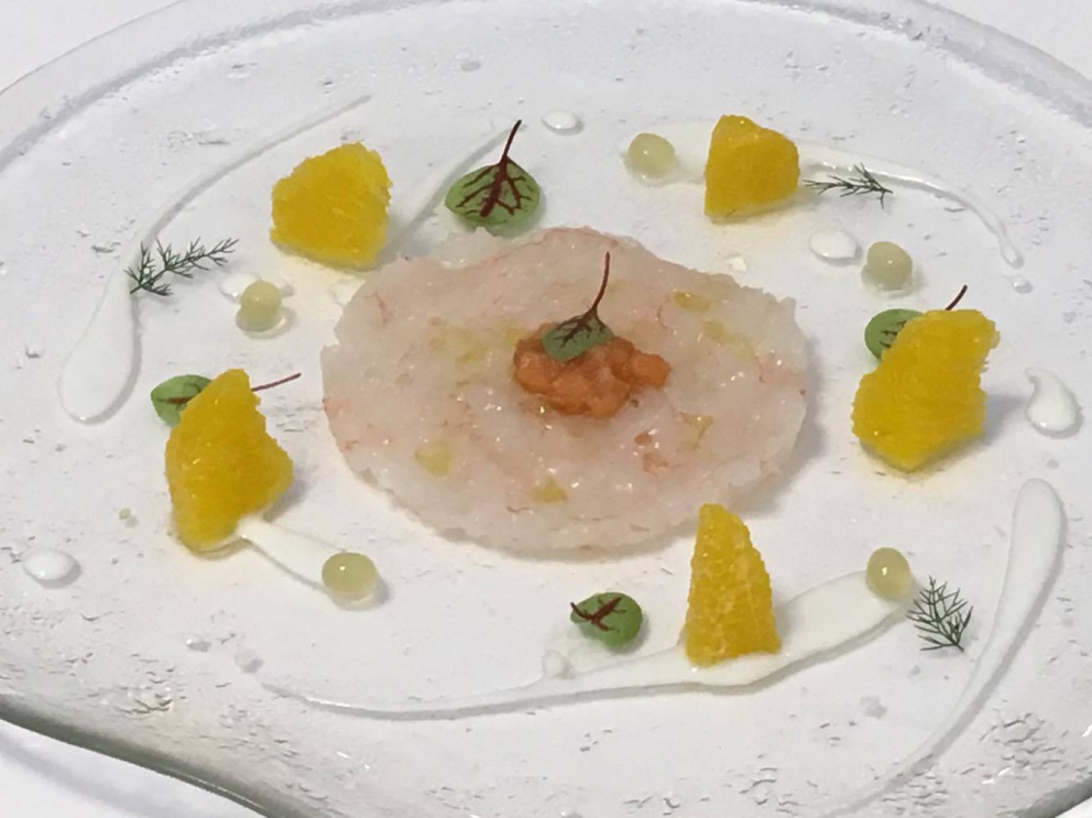 Photogallery






Gianni Dezio, Tosto, Atri (Teramo)

Tortelli with artichokes, fondue of pecorino from Atri, mint and liquorice. Liquorice and mint unite so as to enhance one of the most important vegetables in Italian cuisine









Valerio Centofanti, L'Angolo d'Abruzzo, Carsoli (L'Aquila)

Pappardelle with gelded lamb with pecorino from Alta Valle del Turano. The lamb is gelded before it is two months’ old and raised for 18 months. A dish full of emotions and sensations that has disappeared from Italian kitchens (in the picture, the gelded lamb)









Niko Romito, Reale Casadonna, Castel di Sangro (L'Aquila)

Because it’s the proof that constant research in the kitchen (in this case applied to cutting and macerating cabbage) can pull down the "wall" of vegetal representation and give new and powerful solutions in terms of structure and taste. Creating surprise and deep emotion. For me, it represents a new phase









Mattia Spadone, La Bandiera, Civitella Casanova (Pescara)

Vegetables cooked in salt. I worked on cooking in salt only using vegetables (from our kitchen garden). It may seem banal but I’ve been working on this for over 3 months: these are roots and leaves presented in different textures, crispy, mashed and thinly diced









Patrizia Corradetti, Zenobi, Colonnella (Teramo)

Meat and spinach ravioli with Neapolitan genovese sauce. I needed to include in the mid-August menu a first course with filled pasta that would still be traditional









Nadia Moscardi, Elodia nel Parco, L'Aquila

Textures of pasta and vegetable garden. It is inspired by Le Virtù, an ancient soup from Abruzzo that was made by the bride for the future mother-in-law to prove her virtues in the kitchen










William Zonfa, Magione Papale, L'Aquila

Castratissimo. Gelded meat is very popular in Abruzzo. The sauce you see is a dehydrated “veil of gelded meat sauce”, wrapping the soft meat. Upon contact with the heat and humidity of the meat, it is rehydrated and gives life to the memory of meat chops coming out from the sauce itself









Cinzia Mancini, Bottega Culinaria Biologica, San Vito Chietino (Chieti)

Pescatrice noir. My territory and the elements defining it: sun, rocks, sea, wind and fire









Stefania Di Pasquo, Locanda Mammì, Agnone (Isernia)

Raspberry mousse with caramelised white chocolate and hazelnuts. It’s a non-sweet sweet, a dessert that represents a change from the classic desserts I have in the menu. It represents my current desire for change









Felice Sgarra, Umami, Andria

Cream of cannellini beans and scampi with lemon sourness. A fresh course but also one that is suitable for every occasion
 









Antonio Scalera, La Bul, Bari

Home-smoked mackerel, toasted walnuts, jam and gelatine of friggitelli peppers. Blue tailed fish: poor, from the tradition and history of Apulia. Cinderella becomes the queen on our table









Giovanni Lorusso, Memory resort, Bisceglie (Barletta, Andria e Trani)

Sea bass, smoked Jerusalem artichoke, green affilla and sesame praliné. The fish, the aroma of almonds, the sauce of smoked Jerusalem artichoke, the aroma of the baby peas that have just sprouted and the sesame praliné adding sweetness and balsamic notes









Teresa Galeone Buongiorno, Già Sotto l'Arco, Carovigno (Brindisi)

Pink gnocchi with pesto heart, ricotta and puffed beetroot. A voluptuous mix of colours and flavours









Antonella Ricci and Vinod Sookar, Al Fornello da Ricci, Ceglie Messapica (Brindisi)

Drops of ricotta on a pesto of wild chards, crispy pancetta and pepper smoked with apple wood. The brackish note of the chards enhances the milky taste of the ricotta, strictly produced by Mrs Anna Argentiero. In this season there’s the best ricotta and wild chards. In the menu until April









Francesco Nacci, Botrus, Ceglie Messapica (Brindisi)

I wanted to be a chop. Smoked carpaccio with olive leaves where the "thinness" substitutes the "long cooking time" and the creams with classic flavours (tomato, pecorino, capers) give it the softness and succulence of a homemade "braciola al sugo" (chop with tomato sauce)
 









Filomena Silibello, Cibus, Ceglie Messapica (Brindisi)

Quail soup with simeto durum wheat, chicory and wild scattapietre. The hunting tradition of this territory and the richness of wild herbs induced our grandmothers to serve all that nature had to offer locally









Salvatore Amato, Borgo Valle Rita, Ginosa (Taranto)

Risotto with burnt garlic, oil, chilli pepper and sea urchins. Our agricultural tradition and all the elegance of the sea melt in a dish capable of recalling the best childhood memories









Alfredo De Luca, Malcandrino, Lecce

Risotto, sorbet of red onion from Tropea, chicken liver, radishes and wild fennel. The well-established match of onions and liver becomes an explosion thanks to rice









Angelo Sabatelli, Angelo Sabatelli, Monopoli (Bari)

Squid, allievo (baby squid), almond and lemon. A dish that encloses all of Apulia in 3 ingredients: squid (in two versions: the adult for the veil and the baby served raw), candied lemon from Gargano and cream of almonds from Toritto (photo by Lello D'Anna)









Pietro Zito, Antichi Sapori, Montegrosso (Andria) 

Black chard lasagne stuffed with pancotto with turnip tops and potatoes. For us, real farmers, who grew up in the old countryside, vegetarian and vegan cuisine were everyday life. A few days ago I introduced this deceivable dish in the menu: there’s no meat, no egg, no cheese. Still, it is good and looks good









Enzo Florio, Da Tuccino, Polignano a Mare (Bari)

Crispy red mullet with almonds. The aroma of the seaside in Apulia enclosed in a dish, plus potatoes from Polignano









Andrea Cannalire, Cielo del Relais La Sommità, Ostuni (Brindisi)

Egg and Flour (dedicated to my father). My father has a poultry farm and he still produces eggs and for me this was the biggest homage I could give him because he gave me the chance to become what I am today









Salvatore Carlucci, La Barca di Ciro, Pulsano (Taranto)
Oyster Coconut & Passion. It’s an oyster marinated in seawater, aromatised with ginger and pepper from Jamaica, immersed in fresh coconut milk and served with a passion fruit gel









Stefano Di Gennaro, Quintessenza, Trani

Red mullet, orange, carrot and sweet and sour onion. Straight to the essence of the sea and the deepness of the earth: eating the red mullet, one can perfectly sense the sea, the deepness of the earth refers to cultivating onions and carrots









Gaetano Servidio, Menelao a Santa Chiara, Turi (Bari)

Cream of chickpeas from Altamura with chargrilled king trumpet mushrooms and pastry with smoked scamorza. A historic dish at our restaurant: strong and clear flavours, a rustico that gets rid of technique (which as chefs we always seek obsessively). It encloses the warmth of the people of Apulia









Gianfranco Bruno, Lo Scrigno dei Sapori alle Masserie del Falco, Forenza (Potenza)

La podolica in transumanza. That is to say slowly-cooked cheek of podolica cow, mousse of fennels, hazelnuts and black tea with mandarin. The journey of a podolica cow – a typical meat from Basilicata, used for stews – which acquires new scents and textures









Luca Abbruzzino, Antonio Abbruzzino, Catanzaro

Sweetbreads, anchovies, honey, bergamot and capers. This dish respects my territory and my cooking philosophy, the perfect meeting of sea and earth and the enhancement of ingredients from Calabria such as bergamot, anchovies and honey
 









Alfonso Crescenzo, Pietramare del Praia Art, Isola di Caporizzuto (Crotone)

Tortelli with egg pasta stuffed with a genovese sauce with tuna, marinated squid and caviar from its ink, clams and parsley, compote of San Marzano tomatoes and air of sea water. It’s a new take on Neapolitan Genovese sauce: I prepared a filling with a genovese sauce with tuna (not meat) and played with different ingredients and textures that are typical of the Mediterranean sea









Bruno Tassone, San Domenico, Pizzo (Vibo Valentia)

Grilled squid with its ink, sea urchin, wild salad leaves with orange emulsion. There’s the aroma of sea urchins in the shape of small cubes of granita, in good contrast with the strong and bitter taste of the squid. The dish is well balanced by the freshness and acidity of the wild salad leaves, the aromatic herbs and the orange emulsions









Antonio Biafora, Biafora, San Giovanni in Fiore (Cosenza)

Stroncatura, almond, citron and tuna bottarga. Stroncatura is the pasta of the poor, made with "the left-overs from the mill" so as to nourish the poorer people in Calabria. Almonds, citron and bottarga, instead, are "culturally rich" ingredients from my homeland. They give life to a dish without any added fat if not the vegetal ones of the almond






