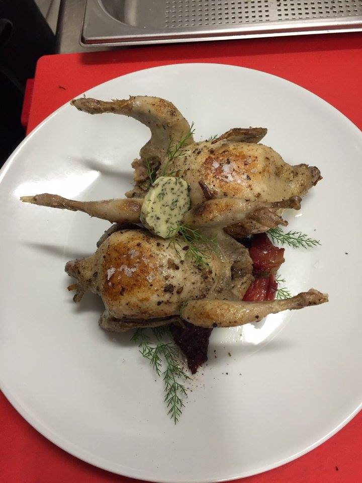 Photogallery






Iside De Cesare, La Parolina, Acquapendente (Viterbo)

Cod, garlic, oil and chilli pepper









Gianfranco Pascucci, Pascucci al Porticciolo, Fiumicino (Rome)

Eel tortelli in a broth of miso and caviar. Lake of Burano, WWF oasis: eel, myrtle and lentiscus. We’re collaborating with the WWF oases to give a "taste" to these places (photo by Andrea Di Lorenzo)









Claudio Petrolo, Claudio Petrolo, Gaeta (Latina)

Sea essence. Raw and cooked elements start an explosion with the flavour of the sea









Marco Bottega, Aminta resort, Genazzano (Rome)

Salmon, green apple and Orient spices. A meeting of sour, bitter, sweet and savoury









Rocco de Santis, Il Vistamare del Fogliano hotel, Latina

Red mullet in bread crust. A snack you can also eat with your hands, enclosing the scents of the South (I’m from Salerno): it’s like biting the sea together with onion, garlic, mint, lemon scents, raisins and pine nuts









Daniele Usai, Il Tino, Ostia (Rome)

Gnocchi with mandarin, with cod tripe and spinach. A historic dish from our menu has just returned in a current version









Gino Pesce, Acqua Pazza, Ponza (Latina)

Candele, cheese, pepper, white fish and courgettes. Created for a project we presented at Expo Milano with the goal of enhancing all the POD products of Lazio









Maurizio e Sandro Serva, La Trota, Rivodutri (Rieti)

Crayfish, roots, tubers, watercress with smoked trout and lake whitefish roe. A concentrate of flavours and lightness: roots, tubers and crayfish are steamed with aromatised water, with vegetable peels and Matcha tea. There’s no salt: the sapidity is giveb by the roe, the smokiness of the trout and the minerals in the vegetables and in the watercress, picked from our brook









Andrea Fusco, Giuda Ballerino, Rome

Venison sirloin with its jus and hibiscus, caramelised onions with blueberries and pistachio wafer. Serving a rich and lean red meat that is rarely served in this season









Cristina Bowerman, Glass Hostaria, Rome

Pasta and potatoes. Four different types of potatoes, with 4 different cooking methods, from mashed to crispy. Inspired by Bottura’s Compression of pasta and beans 









Anthony Genovese, Il Pagliaccio, Rome

Oyster, beetroot and coffee, snow of burrata. A journey across different scents, temperatures and textures









Francesco Apreda, Imàgo dell'hotel Hassler, Rome

Tandoori duck breast, cocoa earth and dried apricots. My personal take of a great classic from a continent I’m very fond of









Arcangelo Dandini, L'Arcangelo, Rome

My cipollata: zita with onion fondant with three spices. Taken from the Renaissance cipollata of Bartolomeo Scappi, the secret chef of 6 popes, who lived almost 30 years in Rome
 









Heinz Beck, La Pergola, Rome

S Campo. It’s the interpretation, with a modern take, of minestrone, made with lyophilisation. Each vegetable is cooked in the most suitable way so as to maintain its nutritional characteristics and then lyophilised. The result is 6, 7, 8 powders which are then put in the dish. The dish is served with scampi breaded with potatoes and soaked in front of the guest with a jus of this crustacean (photo by Janez Puksic)









Alba Esteve Ruiz, Marzapane, Rome

Chestnut cappeletti, raisins, smoked herring and seaweed infusion. Contrasts: the soft chestnut filling and a very persistent flavour, the smokiness and the fatness of the eel, the intense sweetness of the raisins, the sapidity of the seaweed infusion, the crispiness of the pasta...






