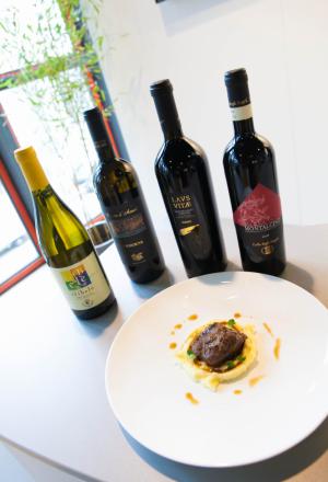 Galleria fotografica






Daniele Zennaro e Irina Freguia: Baccalà mantecato alla veneziana 
Vini in abbinamento
•	Zorzettig - Myò Vigneti di Spessa Friulano Myò Vigneti di Spessa Friuli Colli Orientali DOC 2012 
•	Omina Romana Viognier Lazio IGP 2011 
•	Riccardo Baracchi Metodo Classico Millesimato Brut VSQPRD 2011









Stefano Callegari: Trapizzini
Vini in abbinamento
•	Cleto Chiarli Lambrusco del Fondatore Lambrusco di Sorbara DOC 2012
•	Medici Ermete & Figli Bocciolo Lambrusco Grasparossa dei Colli di Scandiano e Canossa DOC 2012
•	Ca' di Frara Raro Oltrepò Pavese Pinot Nero DOP 2008 
•	Podere Bignolino Pinot Nero Oltrepo Pavese DOC 2009 
•	Col Vetoraz Spumanti Millesimato Valdobbiadene Dry DOCG 2013
 








Food Experience Mondadori













La squadra dell'evento Grande cucina, piccoli piatti








Cesare Battisti: Riso al salto - Lingua e salsa verde
Vini in abbinamento
•	Petra Quercegobbe Toscana Rosso IGT 2010 
•	Feudo Principi di Butera Nero d’Avola Sicilia IGT 2011 
•	Cantina PS Confusion Rosso Marche IGT 2010 
•	Lamole di Lamole Chianti Classico Riserva DOCG 2009





