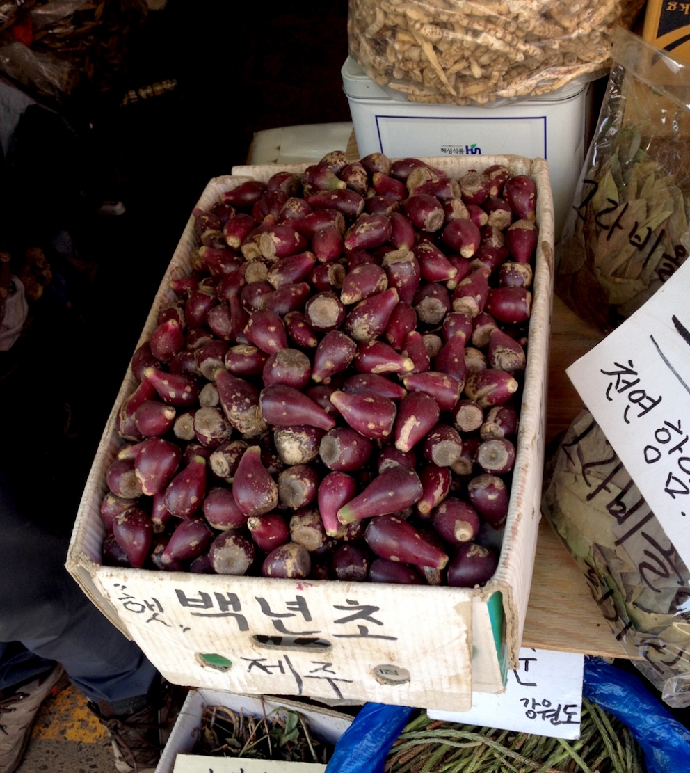 Galleria fotografica






Panoramica dal 32mo piano del Lotte Hotel di Seul. La capitale della Corea del Sud (che i locali pronunciano "sol"), con 10 milioni di abitanti (25 considerando tutta la proncia di Gyeonggi) è tra le città più popolose al mondo








Sfigurata nel Novecento dai Giapponesi (prima parte del secolo) e dalla guerra di Corea (1950-1953), oggi Seul ha un aspetto moderno, piuttosto occidentale








Con decine di milioni di turisti all'anno, Seul è tra le 10 città più visitate al mondo. Nella foto, una delle attrazioni più viste in città: il Dongdaemun Design Plaza, progettato da Zaha Adid e Samoo e completato nel marzo del 2014
 








A passeggio per il quartiere di Myeongdong, molto frequentato anche per l’alta concentrazione di ristoranti








Il viaggio era cominciato bene: tra le opzioni commestibili sui voli di Korean Air c’è proprio una squisita Bibimpap, con tanto di foglietto illustrativo








Bancarelle all’ingresso del mercato Namdaemun, tra i più popolari di Seul. Chiunque può andare e comprare; non occorrono licenze








Namdaemun, trippa a mollo








L’affitto di una bancarella al Namdaemun costa circa 2.000 dollari americani al mese, ma consente un ricavo medio mensile di almeno il doppio








Cozze giganti, molto popolari sulle tavole coreane








I mercati sono sterminati, molto puliti e per nulla caotici








All’interno del mercato, c’è anche un ristorante molto spartano e molto buono. Serve di tutto: hoe (pesce crudo), kimchi (verdure fermentate), guk tang (zuppe), bibimpap…








Baek kimchi: cavolo stufato con rape bianche, pere, prezzemolo coreano. Talvolta è servito anche con le castagne








Scodella di Bibimbap








Uova di quaglia bollite, aglio e edamame








A chiusura del pasto, ecco una bella zuppa fumante (erano le 8 del mattino)








Zuppa di alghe e merluzzo








Mingles, sulla Cheongdam-dong nel quartiere di Gangnam-gu, è l’indirizzo più interessante di cucina coreana contemporanea. L’ha aperto poco più di un anno fa Mingoo Kang, tornato a casa dopo esperienze da Martin Berasategui e da Nobu Bahamas








Mingoo Kang propone un solo menu degustazione da 88.000 won (circa 70 euro). Ognuno dei piatti contiene sempre un elemento fermentato








Mingles esprime un approccio creativo fondato però sulle salse fermentate, pilastro della cucina coreana tradizionale: cho (aceto), gan-jang (salsa di soia), gochu-jang (pasta molto piccante di peperoni rossi, fagioli di soia bolliti e sale), doen-jang (pasta di fagioli di soia), erbe e spezie








Composizione iniziale di amuse bouche. Da sinistra a destra: Polpo, foglia di senape e pasta di aioli fermentata; Gelatina di bacche omija, zuppetta di asparagi bianchi, mirtilli e spuma di aceto nero e Pera arrotolata nella sogliola (salsa di gochu jang marinata nello yuzu), uva e peperoncino








Sandwich di fegato di rana pescatrice in sfoglia di miele su chip di funghi








Insalata di noodle di riso con senape coreana, spuma di tofu, alghe marinate, abalone e aragosta








Torchon di foie gras marinato nel doen jang (pasta di fagioli di soia), vino di prugne dorate corane e kimchi bianco








Branzino al vapore con calamari mignon brasati in cima e alga combu, brodo di alghe, granchio e kimchi bianco








Cracker di alghe e tapioca con polvere di tartufo, uova di salmone, melanzana e purea di mango








Noodle di umami (capelli d’angelo, pasta di alghe e inchiostro di seppia), brodo di pollo e pesce, spuma di lemongrass, ricci di mare, ostriche fritte e gambero








Per dessert, Crème brulee di jang tro, pican di gan-jang, gochu-jang, gelato alla vaniglia e spuma di whisky








La squadra del ristorante Mingles fa festa a fine cena coi colleghi dell’Osteria Francescana. Al centro, Massimo Bottura, presenza illustre del Seoul Gourmet Festival (leggi qui)








Al centro, Vivian Han, patron del ristorante Congdu, uno dei più quotati in città, il posto ideale esperire la doppia anima della cucina coreana, tra la tradizione e una avanguardia moderata. Con lei si riconoscono lo chef Hwan Eui Lee e Chris Kwon, regista di sala (foto David Rosengarten)








The bella veranda del ristorante Congdu, indirizzo 116-1 Deoksu Palace








Spalla di maiale Jeju cotta in bassa temperatura per 48 ore con gimchi invecchiato








Carpaccio di manzo con 3 tipi di salsa di soia stagionata, caviale e insalata di fiori








Il cocktail più noto del Congdu: makgeolli di fagioli neri e ginseng rosso invecchiato 6 anni








AND dining, il ristorante di Jinmo Jang, si trova sulla Hannam-dong, quartiere di Yongsan-gu, quartiere vivace ad alto tasso hispter nella periferia meridionale della città. Si accede al ristorante di fine dining da una porticina, dopo aver passato una caffetteria da colazione








E’ un bancone di soli 8 coperti in tutto, con 3 persone in cucina. Solo menu degustazione da 130.000 won (105 euro circa)








Jinmo Jang, 30 anni, e il suo sous chef ByeongCheol Mun, 21 anni. La cucina di AND parte da una base coreana ma poi spazia in tutto il mondo, con richiami alla Nordic Cuisine e ampie parentesi anche al tecno-emozionale di stampo spagnolo (sifoni, maltodestrine, eccetera)








Amuse bouche: Minisandwich di mela e formaggio di capra, croquette alla carota e arancio, latte di tigre e tuorlo d’uovo al tartufo. Sotto, tartufo al cioccolato e gochujang








Tartare di capasanta con latte di ricci di mare e neve








Sea ("mare"): sabbia edibile di aringhe affumicate, alghe, olio di fagioli fermentati con maltodestrina di tapioca. Il tutto è servito con gamberi al vapore, lumache di mare, vongole, ostriche feremntate e tunicata








Abalone e uova di triglia disidratate








Anatra su salsa di bietole








Peperoncini all’ingresso del Noryangin, l'altro monumentale mercato della città (con wi-fi pubblico)













Tunicata (sea squirt in inglese), mollusco molto popolare in Corea: tolto l’involucro gommoso, si preleva il contenuto e si frigge








Enorme la varietà di granchi coreani, buonissimi se fermentati nella salsa di soia (Gankang-gejang)








Prawns in fila








Granchi reali








Echiurodei (spoon worms in inglese), altro mollusco diffuso








Gianchetti essiccati. Nessun posto al mondo vanta una varietà così sterminata di pesce essiccato








Variazioni di peperoni rossi fermentati, un vero simbolo della cucina coreana








Sullo sfondo, le preziose anguille. Il pezzo più pregiato del mercato? Gli abaloni: 35 euro al chilo








Torniamo all’aperto del Noryangin per scoprire radici di ogni ordine e grado, molto utilizzate per le infusioni








Daikon fermentato nella salsa di soia





