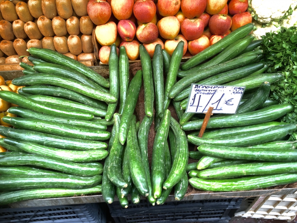 Photogallery






Breakfast with koulouri: you can find it all over town, we've chosen a kiosk between Korai and Stadiou, a stone's throw away from the university and not far from Psiri, the market area








Second stop, at Krinos (Aiolou 87): since 1922 it is the temple of loukoumades, pancakes fried in sesame oil and covered in honey and chopped almonds (loukuma is a word of Arab origins meaning nibble). A 6-piece portion costs 3.60 euros








The meat and fish market at Varvakios Agora (Athinas 42, a short walk from Krinos)








Come and grab some lamb!








Meat and fish market








Seafood delicacies. It's important to visit the fish market early in the morning because the best products are soon sold to restaurants













Walking around Psiri, Athens food corner








A pedlar selling salepi, an Ottoman drink made with dried orchid tubers








Slow food








Halva, a popular cake from India to the East of the Mediterranean Sea, based on tahina, a sesame paste. The word halva comes from the ancient Jewish where it meant 
