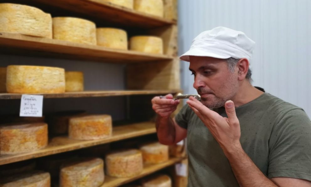 Mauricio Couly's delicious Argentinian cheese from the province of Rio Negro