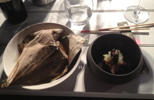 Photogallery






With 250thousand inhabitants, Gent (or Gand) is the third largest city in Belgium. With its canals and its laid back life, it competes with Bruges for the title most beautiful city in the Flanders 








The Sunday began at the Flemish Food Fest, a festival in which everyone was grilling all sorts of food. In the photo, the chef table with many of the chefs that were to be the protagonists of the Gelinaz! dinner








Colagreco, Redzepi and the kitchen-van. The location was kept secret until the beginning of the show, at around 7 pm








The two long tables set at the Icc in Gent. Three shifts: 1-8, 9-16, 17-24. We were so lucky we enjoyed them all








In the kitchen, works to dismember the chickens from Gent begin








"Even I don’t know what will happen tonight. And please remember: this is a performance, not a dinner", says Andrea Petrini, founder and curator of the event named after chef Fulvio Pieran-gelinaz and by Gorillaz, the temporary band that Blur’s Damon Albarn creates whenever he feels like it. The black sculpture underneath the Madonna is that of    Philippe Édouard Cauderlier (Antwerp, 1812-1887)








It all starts by quoting Kubrick and Eyes Wide Shot... Each dish is a song. And each of the three acts is separated by various artistic performances. In the dining room, men act as nothing is going on in front of their partners








First dish of the Gelinaz evening, Philippe Edouard Cauderlier’s Cold-hot chicken timbale, the original recipe from     1861. Roger Souvereyns of Scholteshof in Stevoort had the honour of performing it at the Icc in Gent








Inaki Aizpitarte     ’s Royal chicken kir, using all the ingredients in the original recipe. The wine is diluted in the chicken stock. The dish arrives together with     Wu Tang Clan’s rap








Anataoly Komm of Varvary in Moscow, lets us taste his Maki Roll behind the scenes








Komm’s Maki roll: chicken and vegetables wrapped in a turnip leaf. The sauce is made with walnuts, a Caucasian tradition





