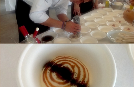 Photogallery






The kids' corner at Hangar Bicocca








Bread brittle with lime and wild cumin with a mousse of 40% milk chocolate and raspberries, a sweet rubitt of Giovanni Giberti of Pavé








Diego, Giovanni and Luca of Pavè








Eugenio Roncoroni, Alice Delcourt, Viviana Varese and Matteo Vigotti. Behind the glass, Sandra Ciciriello








Bread and borage on fresco di latte, smoked ricotta and beurre noisette, the first of the two rubitt by Paolo Casanova of Dopolavoro Bicocca








Club Walking: almond, black cherry and lemon  by Andrea Besuschio








Blackened chicken sandwich by Eugenio Roncoroni and Beniamino Nespor








Pig’s ears salad by Nespor/Roncoroni








Manuel, Christian Costardi and Paolo Marchi








Summer pâté by Matteo Vigotti of Peck








Matteo Vigotti








Crab mini Peck sandwich by Vigotti








Paolo Casanova








Luca De Santi and Beniamino Nespor, Al Mercato








Eugenio Roncoroni





