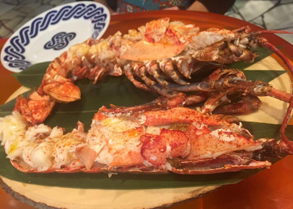 Galleria fotografica






Consommè de garbanzos. Prima che cominci il menu degustazione, viene portata al tavolo una bottiglia di vetro contenente del brodo freddo di ceci (in alto a destra). Ventitrè piatti dopo, alla fine del percorso "salato", verrà versato, in un bicchierino da grappa, del brodo caldo di jamon iberico da una teiera. Sopra ancora, la schiuma del brodo di ceci. Un caldo-freddo speciale (foto @ticketsbar instagram)









Tosta de pollo y anchoa. Primo piatto: toast di pelle di pollo con lisca di acciuga. A lato, una crema di acciughe composta da burro e pasta di acciughe









Olive Gordal. Uno dei simboli della saga Adrià: le olive sono immerse in un liquido d'olio extravergine d'oliva, cannella, buccia di limone e anice stellato. Si tirano su con un cucchiaino forato, si poggiano su una conchiglia di legno a lato e da qui in bocca. Gordal è una varietà dall'Andalusia









Prima preparazione rifinita al tavolo: Polo de almendras









Polo de almendras è uno stecco di gelato al latte di mandorle, spennellato sul posto con olio d'oliva e cosparso con granelle di mandorle, fiori di sambuco e sale. E' servito su un piatto con cubetti di ghiaccio. Dolce(salato) e gelato all'inizio del pasto e non alla fine, uno schema molto Adrià









Coliflor y caviar. Ganache di cavolfiore e caviale russo Schrenkii









Gamba a la sal fría. Gamberi marinati nel tè Lapsang Souchong con zest di bergamotto. Sono serviti su un vassoio con "neve di sale" per ricordare il ghiaccio tipico di un mercato del pesce









Atún con cerezas. Tonno e ciliegia: ventresca di tonno confit in grasso di prosciutto, accompagnata da una ciliegia affumicata (senza nocciolo)









Ceviche de melón cantaloup. Ceviche di melone cantalupo con succo di lime, coriandolo e leche de tigre di kumquat. Servito con kumquat, olio di coriandolo e neve di kumquat. Citrico alla terza









Pizza crujiente. La "pizza" di Tickets: millefoglie di regañà (torta di pane croccante di origini andaluse), stracciatella, bottarga e fichi









Porex de Calix. Marshmallow di dashi ripieno di crema acida e sormontato da caviale di Kalix, uova rosse svedesi di coregone, dalle note dolci ed eleganti









Nigiri de berenjena. Nigiri di melanzana









Cubo de wagyu. Cubo di chips di patata croccante con sopra una tartare di wagyu trattata con olio, sale, senape di Digione, uova e pepe. Una magnifica tapa da circa 2 cm per lato, che ricorda le battute al coltello della tradizione piemontese









Milhojas de atún. Millefoglie di tonno: millefoglie di patata e alga nori. In cima, tartare di tonno leggermente piccante con crema di avocado









Miniairbag de queso. Miniairbag di spuma di formaggio manchego, caviale di nocciola e polvere di buccia di nocciole









Airbaguette de rubia gallega: grissino-baguette vuoto avvolto da fettine di "prosciutto" marinato di rubia gallega, pregiata razza bovina galiziana









Encerradito de buey: involtino di ravioli di avocado con dentro granciporro con maionese di peperoncino chipotle e gelatina di coriandolo. Sotto c'è del pane sardo guttiau, sopra dei semi di chia. Un assaggio cremoso, grasso e vegetale in due bocconi magnifici









Foie y anguila. Foie gras d'anatra di Mitteault ripieno di anguilla avvolta in alga nori









Espardeña con panceta. Cetriolo di mare con la sua pelle fritta e wasabi, sopra una striscia di pancetta di prosciutto Joselito. Forse l'unico punto di domanda









Pulpo crujiente. Octopus tenero in panko (pangrattato giapponese piccante) croccante, accompagnato da cetrioli baby pickled









Cogollo con sorbete. Seconda preparazione rifnita al tavolo: cuore di lattuga accompagnato dal suo sorbetto ghiacciato con zest di rafano






