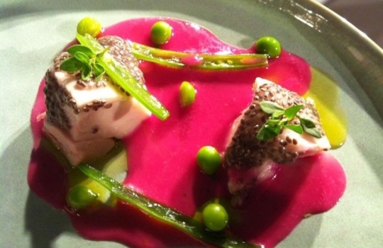 Photogallery






With 250thousand inhabitants, Gent (or Gand) is the third largest city in Belgium. With its canals and its laid back life, it competes with Bruges for the title most beautiful city in the Flanders 








The Sunday began at the Flemish Food Fest, a festival in which everyone was grilling all sorts of food. In the photo, the chef table with many of the chefs that were to be the protagonists of the Gelinaz! dinner








Colagreco, Redzepi and the kitchen-van. The location was kept secret until the beginning of the show, at around 7 pm








The two long tables set at the Icc in Gent. Three shifts: 1-8, 9-16, 17-24. We were so lucky we enjoyed them all








In the kitchen, works to dismember the chickens from Gent begin








"Even I don’t know what will happen tonight. And please remember: this is a performance, not a dinner", says Andrea Petrini, founder and curator of the event named after chef Fulvio Pieran-gelinaz and by Gorillaz, the temporary band that Blur’s Damon Albarn creates whenever he feels like it. The black sculpture underneath the Madonna is that of    Philippe Édouard Cauderlier (Antwerp, 1812-1887)








It all starts by quoting Kubrick and Eyes Wide Shot... Each dish is a song. And each of the three acts is separated by various artistic performances. In the dining room, men act as nothing is going on in front of their partners








First dish of the Gelinaz evening, Philippe Edouard Cauderlier’s Cold-hot chicken timbale, the original recipe from     1861. Roger Souvereyns of Scholteshof in Stevoort had the honour of performing it at the Icc in Gent








Inaki Aizpitarte     ’s Royal chicken kir, using all the ingredients in the original recipe. The wine is diluted in the chicken stock. The dish arrives together with     Wu Tang Clan’s rap








Anataoly Komm of Varvary in Moscow, lets us taste his Maki Roll behind the scenes








Komm’s Maki roll: chicken and vegetables wrapped in a turnip leaf. The sauce is made with walnuts, a Caucasian tradition








Agata Felluga ’s Lotus timbale. She’s the Italian sous chef at Chateaubriand in Paris, with a previous experience at Pascal Barbot’sAstrance. The dish is inspired by a Japanese sticky rice recipe, where the rice is cooked in a lotus leaf. Here, instead, there’s    Cauderlier’s chicken, together with miso, tamarind syrup, pork fat, soy sauce. A very complex dish.








Left, 32 year old Agata Felluga, born in Rome and adopted by the Ville Lumiére








Petter Nilsson’s Bread chicken, from the Gazzetta in Paris. It is made with all the cereals hens eat during their life: corn, hulled wheat, barley, rye and wheat. The photo of the bag is a portrait of the Danish chef’s creation








Massimo Bottura     is not in Gent, however, in a coup de theatre, his brother Paolo takes his place, here on the left with Alberto Buratti,     pastry-chef at Osteria Francescana. The chef from Modena explains in a video the reason behind his absence: "In Modena, his team is so finely     tuned that even my car-salesman brother can take my place", he jokes








Even in Bottura’s dish there’s no traditional chicken: it’s called Chicken, chicken, where are you? It is the re-interpretation     of the classic chicken salad, with a stock made with roasted chicken below, and a cotechino (cooked pork sausage) and agar-agar gelatine with very small dices of peas, carrots, potatoes, red and yellow peppers, onions, tomatoes... in the background, "What about the noise?" by    John Cage strikes us








Pea tendrils with chicken and mint aspic     by Blaine Wetzel, once a pupil of Redzepi, today back home in Lummi Island, a paradise in the middle of nowhere, in     Washington state. The tendrils are grilled. A great dish, with a super balance between smoke, balsamic and acid notes





