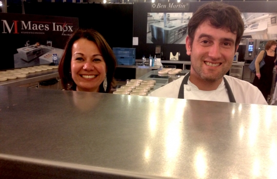 Photogallery






With 250thousand inhabitants, Gent (or Gand) is the third largest city in Belgium. With its canals and its laid back life, it competes with Bruges for the title most beautiful city in the Flanders 








The Sunday began at the Flemish Food Fest, a festival in which everyone was grilling all sorts of food. In the photo, the chef table with many of the chefs that were to be the protagonists of the Gelinaz! dinner








Colagreco, Redzepi and the kitchen-van. The location was kept secret until the beginning of the show, at around 7 pm








The two long tables set at the Icc in Gent. Three shifts: 1-8, 9-16, 17-24. We were so lucky we enjoyed them all








In the kitchen, works to dismember the chickens from Gent begin








"Even I don’t know what will happen tonight. And please remember: this is a performance, not a dinner", says Andrea Petrini, founder and curator of the event named after chef Fulvio Pieran-gelinaz and by Gorillaz, the temporary band that Blur’s Damon Albarn creates whenever he feels like it. The black sculpture underneath the Madonna is that of    Philippe Édouard Cauderlier (Antwerp, 1812-1887)








It all starts by quoting Kubrick and Eyes Wide Shot... Each dish is a song. And each of the three acts is separated by various artistic performances. In the dining room, men act as nothing is going on in front of their partners








First dish of the Gelinaz evening, Philippe Edouard Cauderlier’s Cold-hot chicken timbale, the original recipe from     1861. Roger Souvereyns of Scholteshof in Stevoort had the honour of performing it at the Icc in Gent








Inaki Aizpitarte     ’s Royal chicken kir, using all the ingredients in the original recipe. The wine is diluted in the chicken stock. The dish arrives together with     Wu Tang Clan’s rap








Anataoly Komm of Varvary in Moscow, lets us taste his Maki Roll behind the scenes








Komm’s Maki roll: chicken and vegetables wrapped in a turnip leaf. The sauce is made with walnuts, a Caucasian tradition








Agata Felluga ’s Lotus timbale. She’s the Italian sous chef at Chateaubriand in Paris, with a previous experience at Pascal Barbot’sAstrance. The dish is inspired by a Japanese sticky rice recipe, where the rice is cooked in a lotus leaf. Here, instead, there’s    Cauderlier’s chicken, together with miso, tamarind syrup, pork fat, soy sauce. A very complex dish.








Left, 32 year old Agata Felluga, born in Rome and adopted by the Ville Lumiére








Petter Nilsson’s Bread chicken, from the Gazzetta in Paris. It is made with all the cereals hens eat during their life: corn, hulled wheat, barley, rye and wheat. The photo of the bag is a portrait of the Danish chef’s creation








Massimo Bottura     is not in Gent, however, in a coup de theatre, his brother Paolo takes his place, here on the left with Alberto Buratti,     pastry-chef at Osteria Francescana. The chef from Modena explains in a video the reason behind his absence: "In Modena, his team is so finely     tuned that even my car-salesman brother can take my place", he jokes








Even in Bottura’s dish there’s no traditional chicken: it’s called Chicken, chicken, where are you? It is the re-interpretation     of the classic chicken salad, with a stock made with roasted chicken below, and a cotechino (cooked pork sausage) and agar-agar gelatine with very small dices of peas, carrots, potatoes, red and yellow peppers, onions, tomatoes... in the background, "What about the noise?" by    John Cage strikes us








Pea tendrils with chicken and mint aspic     by Blaine Wetzel, once a pupil of Redzepi, today back home in Lummi Island, a paradise in the middle of nowhere, in     Washington state. The tendrils are grilled. A great dish, with a super balance between smoke, balsamic and acid notes








Chia and chicken with tiger milk, turnips and coca leaves , that is to say "The chicken of Gent meets South America", a journey of the mind, from the Pacific ocean to the Andes to the Amazon forest led by Peruvian    Virgilio Martinez








Virgilio Martinez     at work with Alberto Buratti








Chicken liver, scallion with tarragon, turnip and toasted cauliflower stock by Basque Josean Alija





