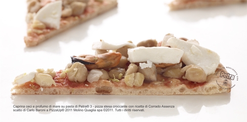 Caprina ceci e profumi di mare su pasta di Petra®