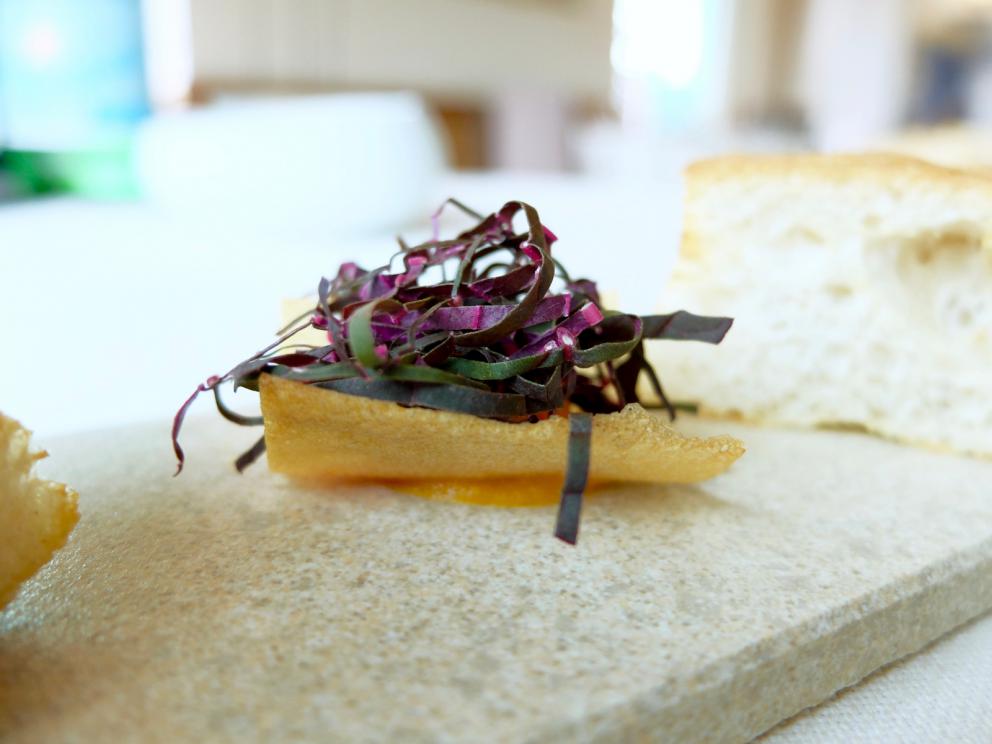 Galleria fotografica






Uomini e donne de La Tana Gourmet quasi al completo: da sinistra Alessandro Dal Degan, il pastry chef Denny Caliaro, Marco Perin, Jacopo Robelli, Giada Mastrotto, Enrico Maglio. Le foto sono di Tanio Liotta









Salsa all'uovo, pecorino e pepe con cracker ai cereali






