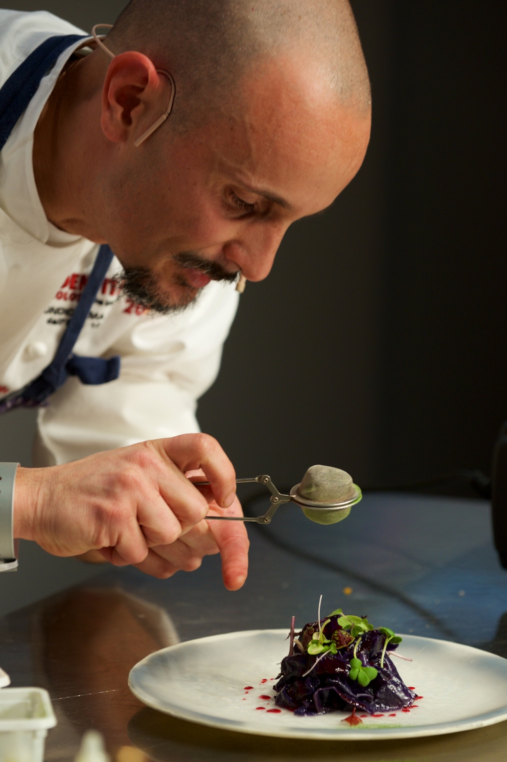 Photogallery






RUSSIAN DEBUT. Viola Cateni of Identità Golose with Vladimir Mukhin, White Rabbit in Moskow








SUBLIMATION OF LEFTOVERS. Massimo Bottura








SOUTHERN UNITED STATES. Sean Brock of Husk, Charleston








HEALTH AND TASTE. Heinz Beck and Francesca Barberini








EL COQ's CREST. Lorenzo Cogo, El Coq in Marano Vicentino








BLUE LAGOON. Lionello Cera, Antica Osteria Cera, Campagnia Lupia (Venice)








CHICKENS AND STARS. Gian Pietro Damini, Damini e Affini, Arzignano (Vicenza)








SILENCE AND BEAUTY. Kei Kobaiashi, a Japanese pastrychef in Paris








A HOMAGE TO GREAT SPANISH CHEFS. Josep Maria Rodriguez Guerola from Barcelona








THE TASTY KILOMETRE. Corrado Assenza, Caffè Sicilia, Noto (Siracusa)








VEGETARIAN ASCESIS. Pietro Leemann, Joia, Milan





