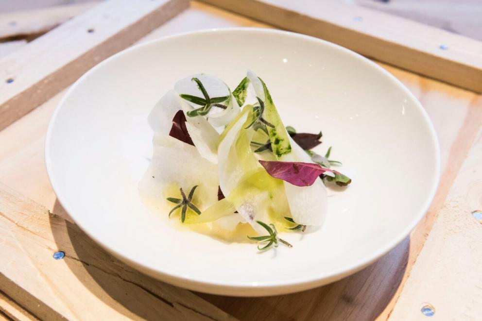 Photogallery






350 guests, divided into six shifts














Virgilio Martinez with assistant Lorenzo Dal Bo









Nicola Farinetti and Corrado Scaglione














Caterina and Susy Ceraudo









Bobo Cerea and his explosive cannoncini 









Ana Ros









Massimo Bottura














Corrado Scaglione









Tempura Ria-Nata, a pizza tempura from Corrado Scaglione of Enosteria Lipen, Triuggio









Autumn in New York, apples to infinity in the dish by Massimo Bottura (Osteria Francescana, Modena)






