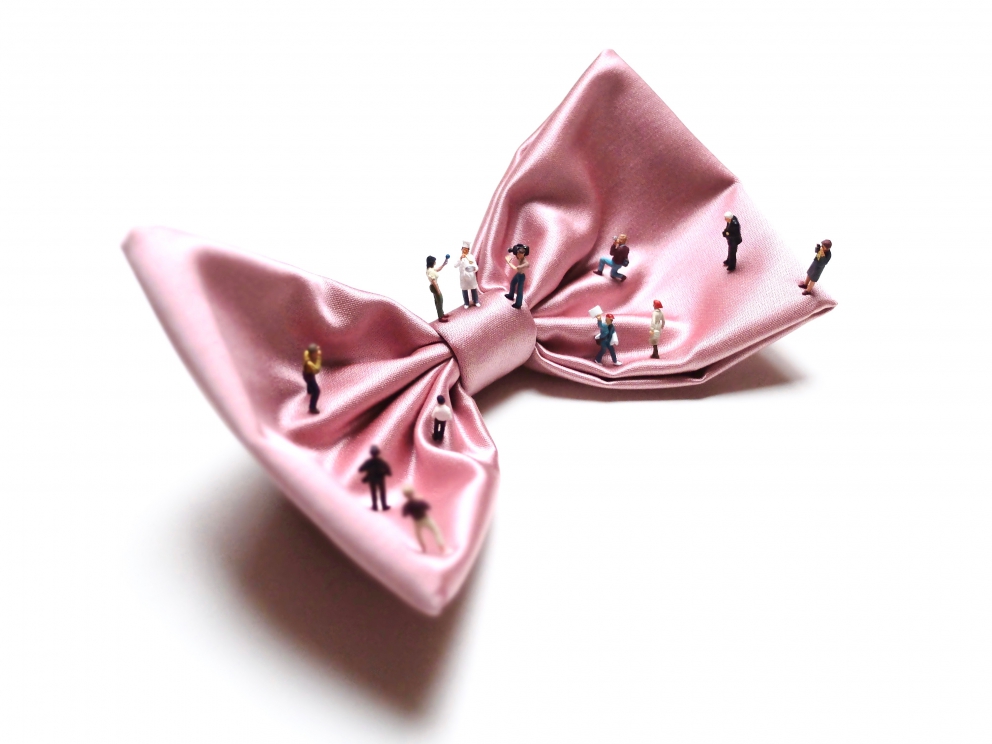 Galleria fotograficaBreakfast at Tiffany&rsquo;s
Seta, pvc, acciaio, cristallo, silicone
Bubbles are forever 
Nylon spalmato, pvc, vetro, alluminio
Make a wish...
Nylon spalmato, pvc, silicone, zucchero, cera
Ready to order? 
Carta fotografica, pvc
Lights, camera, action! 
Velluto di seta, pvc, ottone
Dreams are made of crumbs..
Rasatello di cotone, pvc, pane
Bank robbery
Velluto di seta, pvc, uova di quaglia, vernice acrilica
Bank robbery
Velluto di seta, pvc, uova di quaglia, vernice acrilica
