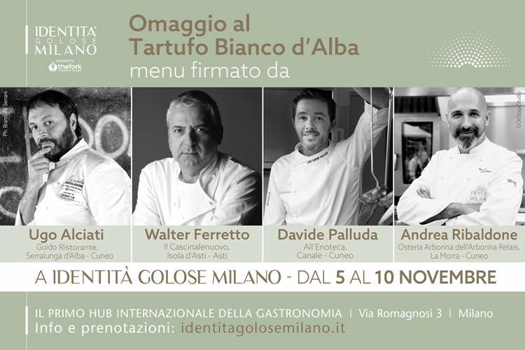 Omaggio al tartufo bianco d'Alba, grandi chef a Identità Golose Milano