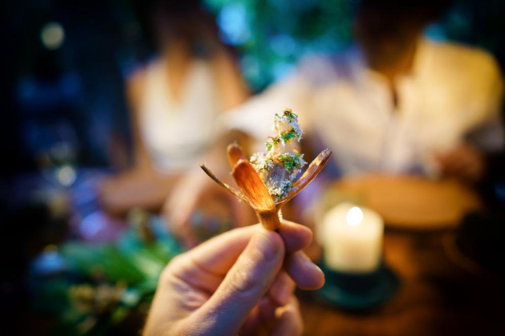 Galleria fotograficaChampagne&nbsp;Louis Roederer&nbsp;2009, Blanc de blancs
Pi&ntilde;uela e tamarindo
