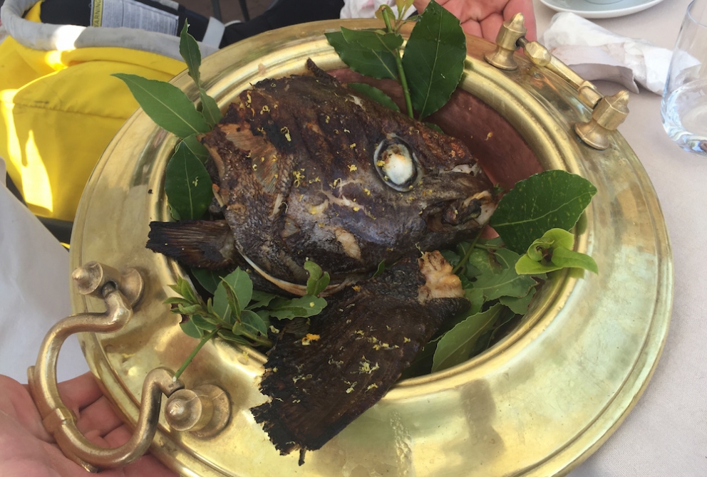 Photogallery






Italian-style pan braised quail breast and leg, chanterelle mushrooms, stewed spinach and spicy sauce with wild fennel by Luigi Taglienti at restaurant Lume in Milan, a Michelin star received a few weeks ago.

At a time when menus are turning relentlessly vegetarian, the chef from Savona is brave enough to place a quail in the middle of the table, right from the entrée. This choice (which is in fact the same as Davide Scabin’s up&down menu) is very appreciated firstly because in a tasting menu meat or game always arrive at the end of an endless journey. This prevents appreciating the main course which should be instead, by definition, the main part of the meal, not a weight to bear.
 

Taglienti’s quail unites classic rigour (caille is one of the emblems of French fine dining, from the early nouvelle cuisine to our days) and Italian skill ("it’s Italian-style" in that the chef has adopted the habit of cooking meat tied with a string, in the same pot, with all the aromas). And it prepares the palate for the great game to return with the main course (here’s a recent piece on the topic). Good, good, excellent.









These Spaghetti with sea urchins were cooked by Luca Fantin, chef from Treviso working at Bulgari in Tokyo, in the Milanese restaurant of the same maison. The dinner followed the presentation of his book, published by Assouline.

While Fantin uses 90% Japanese ingredients, the remaining 10% of Italian raw materials include pasta (Felicetti). Except one must come to terms with Japanese taste: «Seven years ago, when I had just opened the restaurant, guests sent back 80% of the spaghetti: ‘too raw’, the Japanese would say. But they were only al dente. I realised I could not impose myself onto them. At the same time, I didn’t want to use only fresh pasta in the menu, which is closer to their taste as it’s softer on the palate».

His stubbornness gave life to some very successful expedients. As with these spaghetti: overcooked by 3 minutes, they undergo a quick shock in icy water (at 4°C). The lower service temperature doesn’t affect the creaminess of the pasta nor its succulence. 









Risotto with peppers, anchovies, cream and coffee from Errico Recanati at Andreina in Loreto (Ancona). The dish is served as separate elements, requiring the guest himself to cream the risotto. Putting the game aside, this first course perfectly sums up fattiness (cream), sweetness (pepper), bitterness (coffee) and umami (anchovies). It’s signed by a very capable chef, happy to sweat in the shade.









Cod marinated in orange flower honey, thyme and sage, with capers, cauliflower and cream of almonds and pumpkin. This was cooked, and finished at the table, by Corrado Assenza of Caffé Sicilia in Noto (Ragusa) at restaurant Sturehof in Stockholm, on the occasion of the Week of Italian cuisine in the world, one month ago. 

It’s the great north (cod) falling asleep, going adrift and waking up in a colourful Eden of Mediterranean and Sicilian aromas and flavours. Yet another proof that defining Assenza as a pastry-chef, though the greatest one in Italy, is reducing. 






