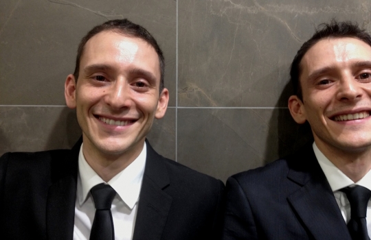 Photogallery






 
Modena’s colonnades, 186 thousand inhabitants and 3 restaurants with at least one Michelin star: Hostaria del Mare (1), Erba del Re (1) and Osteria Francescana (3 stars), our destination
 








Yellow and red tones prevail








The city still bears the signs of the May 2012 earthquake. On May 4th 2013, the day of our visit, a 3.8 magnitude earthquake was registered













By chance, Giuseppe Palmieri, maître and sommelier, appears from the grey door








Palmieri, 38, born in Matera. His first service in Francescana was on September 12th 2000








The old entrance to the restaurant, at number 24 in Via della Stella - as on the opening in 1995. It changed in September 2012: today you enter from number 22. Funnily enough, Google Maps is still set on the old entrance








The present entrance doors








Let’s start








After the latest renovations, the transit areas inside the Osteria appear as a contemporary art gallery








Mario Schifano’s world map








"Tourists", Maurizio Cattelan’s famous pigeons








Underneath the pigeons, Gavin Turk’s “Trashbag”








Three rooms, 12 tables, between 20 to 35 guests. 40% guests are Italian








Every table is illuminated by Davide Groppi’s Sampei lamp: if tables are moved, light follows








Francescana receives 150 reservations every day. But it also suffers from clients not showing up: on average, one table every week is booked but then guests don’t come








Right behind the kitchen, there’s the prêt-à-porter cellar








"In the central cellar, we only keep great vintages and larger bottles of what we consider to be great wines", Beppe Palmieri explains








1,600 wines are listed at Osteria Francescana, with a deep wine list which includes different vintages of the same wine








"A true celebration of wine "








The Ferrari coat, hanging in the cellar: Maranello is only 17 km away from Modena








Jean Todt, Michael Schumacher, Fernando Alonso: Ferrari’s “prancing horse” is at home in Via Stella








Gabrio Bini’s wines, from Pantelleria, a real fetish for Palmieri













Hanging from the ceiling, a nice selection of cured meats from Emilia








Bread made with mother yeast, the premise to a journey which will alternate great classics with very contemporary dishes








Massimo Bottura. Fifty years old last September, he is chef since 1986, the year of Trattoria del Campazzo in Nonantola. His first masters: Lidia Cristoni and Georges Cogny








He’s glowing: a few days ago his restaurant climbed, for the first time, onto the podium of the World's 50Best, a prize that is acquiring an increasing weight and authority. "The thing that makes me the happiest", he says, "is not so much the third place, but the fact that we’ve been in the highest positions for a few years now". True: 13th in 2009, 6th in 2010, 4th in 2011, 5th in 2012, 3rd in 2013








The now famous grey New Balance 993, a real emblem for the chef, friend of Jason Weis, president of the company in Massachusetts. The insole, however, is local: "In Emilia the sector is state-of-the-art", he says








"Are we ready?"








Almond granita with capers, bergamot and coffee cream 
Bottura and Palmieri’s journey across Italy starts from the bottom. And sails off from the Sicilian inland, with a classic granita which in Modena crumbles Adria-style, the wall that divides sweet from savoury, using the picklock of bitterness: Pantelleria capers, wild oregano but also bergamot, a coffee concentrate and vanilla scented salt. To pair with the first part of the meal, Sorriso di Cielo malvasia dei colli piacentini








Mediterranean Macaroon 
Next to the granita, two peculiar macaroons: the first is made with minced anchovies and sardines, the second with oysters and seaweeds. This is a classic scheme in Bottura’scuisine: his ironic turning the order of the dishes, from starter to dessert, upside down, and using popular raw materials instead of ingredients that are emblematic of élite cuisine. «While feet are sinking in the ground, the head is free to move everywhere», is one of his most famous quotes








Tempura of freshwater aulla with carpione ice-cream
Carpione ice-cream on a tempura of freshwater aulla – these fish are similar and slightly bigger than whitebait. The tempura is made by quickly placing the cold batter in boiling oil








Bread and croissants








Grissini








Baccalà Mare Nostrum 
We move up the Tyrrhenian sea to find this salted codfish cooked at low temperature and then seasoned with a touch of Naples and the Amalfi coast, that is to say with an emulsion made with hot oil with tomato vegetal liquid, olives, the zest of Sorrento’s super lemons and some anchovy colatura. These aromas crack with the scented bread on top








40 year old Denis Bretta explains the dishes as if from a book. Once at Restaurant Fini in Modena, for the past year and a half he’s been the manager responsible for the service in the restaurant. But don’t ask Palmieri to explain his role, as he’s abolished all hierarchies: "In our restaurant there are no commis or chef de rang. At a time when titles are so abused, I prefer for us to be all colleagues. All waiters."








How to burn sardines in three days 
Another journey, another horizon, the Adriatic Sea between Romagna and Ancona. A new camouflaged expression: these are not sardines (and they aren’t burnt either) but they are small sea-rock mullet, marinated for 3 days, then seared on one side on a grill, and filled like a sandwich with some (very sweet) scampi cream, and covered with vegetable ashes, aromatic herbs and lemon zest. “I wanted to make fun of the Marche-Romagna habit of grilling everything”, the chef says, “with lemon, garlic and parsley always added later to fix everything”









Rice, between fresh and sea water 
Recalling the Po estuary with freshwater and brackish sensations. The freshwater flavours cover the surface of the oyster which prevails on the river bed. And in the end, catfish, carp, vegetable chlorophyll and carpione win once again








 
A journey to Modena: Adriatic eel, polenta, Campanine apple jelly and saba
Another fluvial odyssey, presented for the first time at Identità Milano in 2011. The Adriatic eel travels across Veneto (with the polenta cream), Mantua (the Campanine apple jelly), the countryside of Modena (with the Saba lacquering, that is to say the mother of Aceto Balsamico) and stops in the centre of Modena (blackened powdered onion, a mimesis of the town’s canals)
 








Normandy
That is to say pre-salè lamb (hanging for 20 days) with an emulsion of oyster water, fresh seaweeds and caviar. On top, a green apple granita that recalls cider. “This is our tribute to Normandy”, Bretta says, “in Modena there are no enchanted beaches or breath-taking mountain tops. From Via Stella you can’t even see the Torre Ghirlandina. What guides us is the persistant strength of ideas, woven into the culture and into memories”








Giovanni Boroni’s Genziana from Trentino. A brilliant idea by Palmieri that acts as a bridge between the two dishes, Normandy (previous picture) and Think Green (next one). This distillate plays an immediate contrast with the sea-character of the first dish: "To me, harmony is what is left after a confrontation", B.P. says. And the confrontation is followed by the thought that spurs from the following match: water is added to the Genziana and the palate surprisingly longs to gulp it all. This is the perfect vehicle for the aromas of the genziana and "gives length" to the minerality of the wild herbs. "This serves to recall water, our true source of richness". Brilliant








Think Green
Vegetal chlorophyll, asparagus tops, pea cream, mushrooms, truffle, flowers, aromatic herbs and Parmigiano Reggiano curd. The idea of this dish came after observing the biological cycle of grazing cows, 4 seasons that sum up all of life. “This is what the cow eats, and what it returns to us, thanks to an extraordinary milk”, Bottura adds








Five ages of Parmigiano Reggiano 
A great classic from 1996, "when the textures in fact were 3", Palmieri points out. Today they are 5: 4 month ageing cream, 30 month demi-soufflè, 36 month mousse, 40 month crispy wafer, on top, “air” of 50 month Parmesan. (photo by Le Saucier)








A compression of pasta and beans 
Another great classic, this is a journey across Bottura’s experiences in the kitchen: Creme royal with pork rind, beans and foie gras (French tradition), rosemary air (the Spanish vanguard) and Parmesan crust (the Emilian essence) used instead of pasta. “This is a dish based on evolution, not revolution. I compressed my grandmother between Alain Ducasse and Ferran Adrià”








Snails under the grapevines 
Snails, aromatic chlorophyll on a bed of wild vegetables and herbs, with mushrooms, truffle and bulbs. After the cow’s life cycle, here comes that of the snail. "Once again, we’re chewing the territory: the best snails slither in the vineyards, among mineral, sapid and acid aromas"








A Frenchman’s dream of making pasta like an Italian 
Or, Ravioli with leeks, foie gras and truffle. We covered this in detail in Identità di Pasta issue number 27








Damijan Podversic’s Ribolla Gialla, a great wine by a wine producer from Gorizia inspired by Josko Gravner. It will support the following dish, without concealing it








A sharp knife is only served now. Another sign of the “allergy” to lengthy chewing that characterises most of contemporary high cuisine








Pigeon hunt 
And over to Bretta: "This is served in a balsamic sauce made with beetroots, which recalls blood. The salad is made with fake leaves, made by cutting out some tubers using some small stamps. These are then compressed in a vacuum with different types of vinegar. The horseradish is grated a few seconds before service, to give some velocity to the pigeon". Irony wins, since "pigeons are not hunted". The bird supplier is Franco Cazzamali from Cremona








Before the dessert, a trip to the restroom: vegetal notes prevail here too








A visit to the kitchen: capon stock








The chef watches over everything, even on the loud music wired wireless from the ceiling. When we get inside, Rod Stewart is screaming "Do you think I'm sexy?"








Meanwhile, the sauces are prepared for the evening service. There’s no break between lunch and dinner. "People sometimes leave at 5 pm because they come here to enjoy the experience of a lifetime", Palmieri reveals, "We work non-stop and every year is worse (or better, that is to say). Don’t ask me anything after midnight, though, because I can’t think straight"








Between dining room and kitchen, today 27 people work at Osteria Francescana. Many of them are interns: "Had I been offered an internship with Ducasse, at the time”, Bottura says, "I would have paid myself". In fact, he really took an internship at the Louis XV in Monte Carlo, in 1992








Leaves 
The journey takes us amidst the forests beds in Umbria: the real leaves change according to the season (black cabbage in winter, red and green basil in spring), they are caramelised and then worked with some chestnut and hazelnut paste, with a vin brulée reduction, chocolate and citrus fruits concentrate...








Magnum of Foie gras (before)
A foie gras terrine, vacuum cooked, covered with powdered toasted hazelnuts and chopped toasted almonds, finished with some apple Balsamic Vinegar. This is possibly Massimo Bottura’s most famous (and copied) dish. Alessandra Meldolesi, in her book "Sei. Autirotratto della cucina italiana d'avanguardia" she writes: "It’s a trompe-l’oeil starter in which a mould unmistakably used in the food industry, encloses the secret of the most exclusive delicacies, foie gras and Aceto Balsamico Tradizionale. This is snack versus high cuisine, dessert versus starter, entremets versus carne: the triple antiphrasis manages to get a smile"








Magnum of Foie Gras (after)
Ehm








Oops, a broken lemon tart 
A lemon tart with lemon zabaglione, lemongrass ice-cream, lemon confit, capers and bergamot (with the latter, we go back to where we had started from). This is the last dish of a masterly journey








Sous chef
Here are the staff. We start with Yoji Tokuyoshi, 35, from Japan, for 8 years at Osteria Francescana. He’s just back from the Postrivoro for Slow Fish








Managing orders
Takahiko Kondo, from Japan








Starters
Davide Di Fabio, 27 from Abruzzo








First courses
Michele Castelli, 28, Matera, in Modena since 5 years ago








Main courses
Riccardo Forapani, 27, from Cavezzo (Modena) at Osteria Francescana for the past 5 years and a half








Pastry Making
To the right, pastry-chef Alberto Buratti, 26 from Legnano (Milano), ex Antica Osteria del Ponte with Ezio Santin. With him, Matteo Conterio, from Como, 20 years old, Francescana since last month








Bread making
Bernardo Paladini, 24, from Rome, bread and pasta








Stagista
Klaus Pahl, 26, Brazilian from Sao Paolo, with a previous experience at D.O.M.








Stagista
Franco Liberali, 19, Pescara, second courses








Stagista
Lorenzo Menegatti, 19, from Torino, first courses








Antipasti
Francesco Vincenzi, 21, from Formiglia (Modena)





