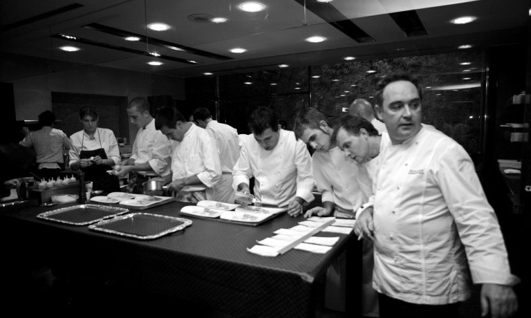 Acquiring experience with Ferran Adrià