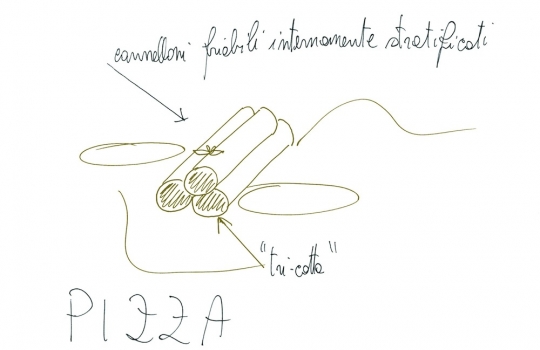 Galleria fotograficaSi parte con gli amuse-bouche, tra i quali anche uno spicchio di pizza, nella versione &ldquo;a vapore&rdquo; brevettata da Massimiliano e Raffaele (ne abbiamo parlato qui). Buona, &egrave; buona; poi, rende bene il tentativo delle Calandre di scrollarsi di dosso l&rsquo;ampollosit&agrave; del tristellato per indossare abiti pi&ugrave; casual (foto Passera)SCAMPI TOSTATI CON "FORMAGGIO" FRESCO DI LATTE DI FAVE, RADICCHIO E MELE
Formaggio tra virgolette, perch&eacute; si tratta in realt&agrave; di un tofu ottenuto da latte di fave fatto cagliare con l'aggiunta di nigari, un cloruro di magnesio estratto dall'acqua di mare. Fa da base agli scampi tostati. Il piatto &egrave; fresco e aromatico, anche per il forte impatto delle note agrumate dovute all'uso di succo di limone nella preparazione del tofu e poi dell'essenza spray di limone, della linea In.gredienti, che viene spruzzata a mise en place terminata, andandosi a fondere in difficile equilibrio con i sentori amarognoli del radicchio e quelli dolci della mela. La carnosit&agrave; iodica dello scampo, comunque, ne risulta perfettamente rispettata. La ricetta &egrave; raccontata dallo stesso Alajmo. Che poi dice: &laquo;E' una delle prime preparazioni che evidenzia la sensazione lattica di un vegetale. Caratteristica dominante &egrave; la leggerezza, unita alla percezione di totale integrit&agrave; di scampi, fave, mela, delle materie&raquo;&nbsp;(foto Sergio Coimbra)CAPPUCCINO DI SEPPIE AL NERO
Forse il piatto icona delle Calandre, giustamente imitato tanto da apparire oggi &ldquo;normale&rdquo;, perch&eacute; entrato stabilmente &ndash; nelle sue infinite varianti possibili &ndash; nel canovaccio della cucina d&rsquo;autore. Di perfetta armonia. Online si trovano decine di ricette per farselo a casa, ma forse conviene passare dal reparto gastronomia a Rubano, dove troverete le due componenti &ndash; la crema di patate e la seppia al nero &ndash; separate, sottovuoto, gi&agrave; dosate e pronte da portare e unire a casa (foto Wowe)Dice Alajmo: &laquo;Inizialmente servito in un piatto fondo, ha trovato poi forma nella trasparenza. Un bianco e nero verticale, enfatizzato dal ricordo perimetrico della seppia, un gioco votato a rivalutare la dignit&agrave; degli ingredienti poveri. Il cappuccino, rappresentato da un gusto basico-sapido, si pu&ograve; paragonare a un tiramis&ugrave;: la patata si traveste da mascarpone e la seppia da caff&egrave;. Semplice e avvolgente, stimola la salivazione in un compiacimento gustativo dai tratti infantili&raquo;CANNELLONI CROCCANTI DI RICOTTA E MOZZARELLA DI BUFALA CON PASSATA DI POMODORO
Un po&rsquo; come la pizza: madeleine quasi disarmante che rievoca casa, sapori familiari, atmosfere conosciute. A volte Massimiliano Alajmo viene accusato di essere troppo freddo, cerebrale, perfetto in una sorta di algidit&agrave; d&rsquo;autore. Questo piatto pu&ograve; anche essere la sua risposta, di indubbia classe (foto Wowe)