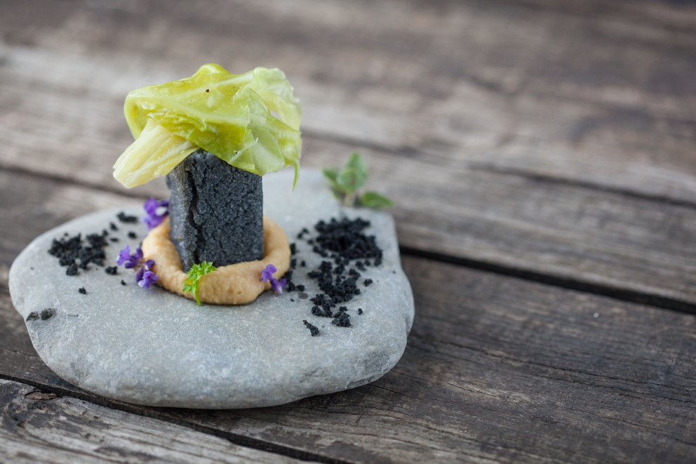 Photogallery






Gianni Dezio, Tosto, Atri (Teramo)

Tortelli with artichokes, fondue of pecorino from Atri, mint and liquorice. Liquorice and mint unite so as to enhance one of the most important vegetables in Italian cuisine









Valerio Centofanti, L'Angolo d'Abruzzo, Carsoli (L'Aquila)

Pappardelle with gelded lamb with pecorino from Alta Valle del Turano. The lamb is gelded before it is two months’ old and raised for 18 months. A dish full of emotions and sensations that has disappeared from Italian kitchens (in the picture, the gelded lamb)









Niko Romito, Reale Casadonna, Castel di Sangro (L'Aquila)

Because it’s the proof that constant research in the kitchen (in this case applied to cutting and macerating cabbage) can pull down the "wall" of vegetal representation and give new and powerful solutions in terms of structure and taste. Creating surprise and deep emotion. For me, it represents a new phase









Mattia Spadone, La Bandiera, Civitella Casanova (Pescara)

Vegetables cooked in salt. I worked on cooking in salt only using vegetables (from our kitchen garden). It may seem banal but I’ve been working on this for over 3 months: these are roots and leaves presented in different textures, crispy, mashed and thinly diced









Patrizia Corradetti, Zenobi, Colonnella (Teramo)

Meat and spinach ravioli with Neapolitan genovese sauce. I needed to include in the mid-August menu a first course with filled pasta that would still be traditional









Nadia Moscardi, Elodia nel Parco, L'Aquila

Textures of pasta and vegetable garden. It is inspired by Le Virtù, an ancient soup from Abruzzo that was made by the bride for the future mother-in-law to prove her virtues in the kitchen










William Zonfa, Magione Papale, L'Aquila

Castratissimo. Gelded meat is very popular in Abruzzo. The sauce you see is a dehydrated “veil of gelded meat sauce”, wrapping the soft meat. Upon contact with the heat and humidity of the meat, it is rehydrated and gives life to the memory of meat chops coming out from the sauce itself









Cinzia Mancini, Bottega Culinaria Biologica, San Vito Chietino (Chieti)

Pescatrice noir. My territory and the elements defining it: sun, rocks, sea, wind and fire









Stefania Di Pasquo, Locanda Mammì, Agnone (Isernia)

Raspberry mousse with caramelised white chocolate and hazelnuts. It’s a non-sweet sweet, a dessert that represents a change from the classic desserts I have in the menu. It represents my current desire for change









Felice Sgarra, Umami, Andria

Cream of cannellini beans and scampi with lemon sourness. A fresh course but also one that is suitable for every occasion
 









Antonio Scalera, La Bul, Bari

Home-smoked mackerel, toasted walnuts, jam and gelatine of friggitelli peppers. Blue tailed fish: poor, from the tradition and history of Apulia. Cinderella becomes the queen on our table









Giovanni Lorusso, Memory resort, Bisceglie (Barletta, Andria e Trani)

Sea bass, smoked Jerusalem artichoke, green affilla and sesame praliné. The fish, the aroma of almonds, the sauce of smoked Jerusalem artichoke, the aroma of the baby peas that have just sprouted and the sesame praliné adding sweetness and balsamic notes









Teresa Galeone Buongiorno, Già Sotto l'Arco, Carovigno (Brindisi)

Pink gnocchi with pesto heart, ricotta and puffed beetroot. A voluptuous mix of colours and flavours









Antonella Ricci and Vinod Sookar, Al Fornello da Ricci, Ceglie Messapica (Brindisi)

Drops of ricotta on a pesto of wild chards, crispy pancetta and pepper smoked with apple wood. The brackish note of the chards enhances the milky taste of the ricotta, strictly produced by Mrs Anna Argentiero. In this season there’s the best ricotta and wild chards. In the menu until April









Francesco Nacci, Botrus, Ceglie Messapica (Brindisi)

I wanted to be a chop. Smoked carpaccio with olive leaves where the "thinness" substitutes the "long cooking time" and the creams with classic flavours (tomato, pecorino, capers) give it the softness and succulence of a homemade "braciola al sugo" (chop with tomato sauce)
 









Filomena Silibello, Cibus, Ceglie Messapica (Brindisi)

Quail soup with simeto durum wheat, chicory and wild scattapietre. The hunting tradition of this territory and the richness of wild herbs induced our grandmothers to serve all that nature had to offer locally









Salvatore Amato, Borgo Valle Rita, Ginosa (Taranto)

Risotto with burnt garlic, oil, chilli pepper and sea urchins. Our agricultural tradition and all the elegance of the sea melt in a dish capable of recalling the best childhood memories









Alfredo De Luca, Malcandrino, Lecce

Risotto, sorbet of red onion from Tropea, chicken liver, radishes and wild fennel. The well-established match of onions and liver becomes an explosion thanks to rice









Angelo Sabatelli, Angelo Sabatelli, Monopoli (Bari)

Squid, allievo (baby squid), almond and lemon. A dish that encloses all of Apulia in 3 ingredients: squid (in two versions: the adult for the veil and the baby served raw), candied lemon from Gargano and cream of almonds from Toritto (photo by Lello D'Anna)









Pietro Zito, Antichi Sapori, Montegrosso (Andria) 

Black chard lasagne stuffed with pancotto with turnip tops and potatoes. For us, real farmers, who grew up in the old countryside, vegetarian and vegan cuisine were everyday life. A few days ago I introduced this deceivable dish in the menu: there’s no meat, no egg, no cheese. Still, it is good and looks good









Enzo Florio, Da Tuccino, Polignano a Mare (Bari)

Crispy red mullet with almonds. The aroma of the seaside in Apulia enclosed in a dish, plus potatoes from Polignano









Andrea Cannalire, Cielo del Relais La Sommità, Ostuni (Brindisi)

Egg and Flour (dedicated to my father). My father has a poultry farm and he still produces eggs and for me this was the biggest homage I could give him because he gave me the chance to become what I am today









Salvatore Carlucci, La Barca di Ciro, Pulsano (Taranto)
Oyster Coconut & Passion. It’s an oyster marinated in seawater, aromatised with ginger and pepper from Jamaica, immersed in fresh coconut milk and served with a passion fruit gel









Stefano Di Gennaro, Quintessenza, Trani

Red mullet, orange, carrot and sweet and sour onion. Straight to the essence of the sea and the deepness of the earth: eating the red mullet, one can perfectly sense the sea, the deepness of the earth refers to cultivating onions and carrots









Gaetano Servidio, Menelao a Santa Chiara, Turi (Bari)

Cream of chickpeas from Altamura with chargrilled king trumpet mushrooms and pastry with smoked scamorza. A historic dish at our restaurant: strong and clear flavours, a rustico that gets rid of technique (which as chefs we always seek obsessively). It encloses the warmth of the people of Apulia









Gianfranco Bruno, Lo Scrigno dei Sapori alle Masserie del Falco, Forenza (Potenza)

La podolica in transumanza. That is to say slowly-cooked cheek of podolica cow, mousse of fennels, hazelnuts and black tea with mandarin. The journey of a podolica cow – a typical meat from Basilicata, used for stews – which acquires new scents and textures









Luca Abbruzzino, Antonio Abbruzzino, Catanzaro

Sweetbreads, anchovies, honey, bergamot and capers. This dish respects my territory and my cooking philosophy, the perfect meeting of sea and earth and the enhancement of ingredients from Calabria such as bergamot, anchovies and honey
 









Alfonso Crescenzo, Pietramare del Praia Art, Isola di Caporizzuto (Crotone)

Tortelli with egg pasta stuffed with a genovese sauce with tuna, marinated squid and caviar from its ink, clams and parsley, compote of San Marzano tomatoes and air of sea water. It’s a new take on Neapolitan Genovese sauce: I prepared a filling with a genovese sauce with tuna (not meat) and played with different ingredients and textures that are typical of the Mediterranean sea









Bruno Tassone, San Domenico, Pizzo (Vibo Valentia)

Grilled squid with its ink, sea urchin, wild salad leaves with orange emulsion. There’s the aroma of sea urchins in the shape of small cubes of granita, in good contrast with the strong and bitter taste of the squid. The dish is well balanced by the freshness and acidity of the wild salad leaves, the aromatic herbs and the orange emulsions









Antonio Biafora, Biafora, San Giovanni in Fiore (Cosenza)

Stroncatura, almond, citron and tuna bottarga. Stroncatura is the pasta of the poor, made with "the left-overs from the mill" so as to nourish the poorer people in Calabria. Almonds, citron and bottarga, instead, are "culturally rich" ingredients from my homeland. They give life to a dish without any added fat if not the vegetal ones of the almond









Riccardo Sculli, Gambero Rosso, Gioiosa Ionica (Reggio Calabria)

Tartare of prawns caught with nassa nets, their roe, yogurt sauce with bergamot and citrus fruits from Calabria. A new interpretation and at the same time an enhancement of the prawns (and their roe), caught in our seas. It is matched with the very aromatic citrus fruits from our territory (bergamot, above all). The prawn is chilled and served raw while its eggs are pasteurised






