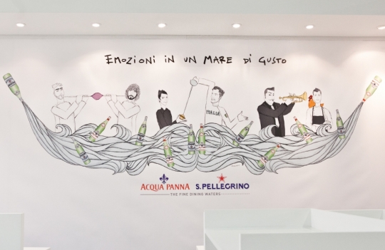 Galleria fotograficaLo stand di Acqua Panna e S.Pellegrino a Identit&agrave; Milano 2013