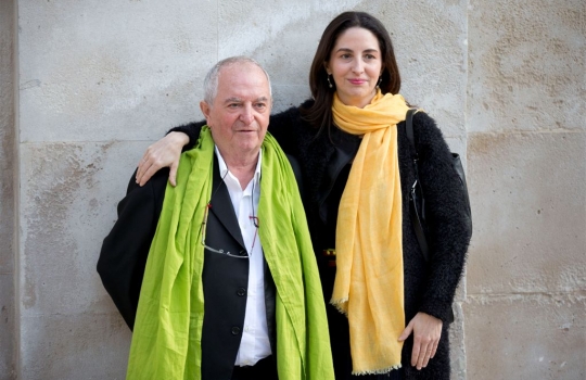 Galleria fotograficaI festeggiamenti del Noma sul palcoI fratelli Roca, al secondo posto della classificaEnrico Crippa, chef di Piazza Duomo, e Giuseppe Palmieri, sommelier dell'Osteria Francescana