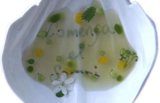 Galleria fotografica






Le prove generali








Prove del primo atto: al centro, il Bonsai di pica-pica


















Comincia la nostra esperienza: occhio all'indirizzo del centro Arts Santa Monica








Fuori staziona il van di Girona con tutto il nécessaire commestibile








Dentro, la targa coi ringraziamenti a tutti coloro che hanno lavorato al progetto








Per arrivare al set dell'opera si attraversa una mostra che proietta in oblò teaser coi motivi anticipatori di quel che troveremo dentro








Un altro teaser








Il set prima delle trasmissioni













Si parte








Una spirale ci introduce al viaggio








Al centro del tavolo, nascosto tra bonsai (un classico rochiano), pica-pica di bon bon rappresentativi di vari paesi: cevice peruviano, guacamole messicano, cous-cous marocchino...








Commensali spiazzati








Il sogno ha inizio: l'atto primo mette in tavola la Luna, sfere di tartufo bianco e nero con distillato terrestre








Intorno, un video di Franc Aleu, le musiche di Luca Francesconi e il tableware di Taller Luesma Vega








La luna








Atto secondo: lo spazio








Piatto dello spazio: aria di fichi di Cap de Creus








C'è un calice diverso per ogni atto: si passa dal cava agli champagne, dall'Armagnac ai Rioja a semplici gocce di distillati, versati anche sulla mano








Intorno, un altro splendido 3D di Franc Aleu, con le musiche di Sergi Caballero, Pedro Alcade








E' l'ofiuco, il tredicesimo segno zodiacale, tema del terzo atto













Atto quarto: Under the Sea, il set  diventa uno scenario sottomarino (vedi video 1)













E a tavola arriva una composizione golosissima di piatti di mare, servita in sculture di Pere Gifre e Dani Molina: vellutata di ricci grigliati, anemoni impanati, parmentier di octopus, marinata di frutti di mare e cirripedi













Tra un atto e l'altro, la voce calma di Josep Roca


















Atto Quinto, il Giardino delle Esperidi, dal sapore orientale: nel piatto, un fiore Mandala con limone, curry, bietole, mango, cocco, finocchio, yogurt, cannella, cardamomo, menta, zenzero, pepe, fiori, carciofi e agnello













Atto Sesto: il Corteggiamento













Motivi Yin Yang ovunque: nelle musiche di Albert Guinovart, nei video di Franc Aleu. E nel piatto dei Roca: Ostriche marinate in sherry Palo Cortado, salsa di ostriche, aglio bianco e nero








Ci si prepara ai fuochi d'artificio del settimo atto. I 12 camerieri si avvertono appena, se non quando illuminati dalle scenografie








Atto sette: i piatti sono creazioni ispirate ai fossili di Roos Van de Velde








Dopo la mela candita, tema dell'ottavo atto, l'opera assume i toni ancora più foschi nel nono, la Guerra: Royale d'oca con gocce di sangue di bietola. Le musiche di Wolfgang Mitterer e le immagini di Franc Aleu si fanno cruente (vedi video 2)








Atto Dieci: Misericordia/Morte








Spuma di patate viola, bon bon di gelato di genziana, midollo di vitello, rabarbaro con caviale e funghi trombette della morte. Attorno, fumi d'incenso di Artemisia








Dopo la Gloria (undicesimo atto, il piatto che respira del video 3) approdiamo rapidi alla chiusura del dodicesimo anno (il Risveglio della primavera)








Tutti vorrebbero ricominciasse








Amuse-bouche
Il Bonsai di pica-pica





