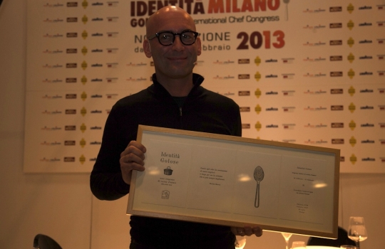 Photogallery






Le Calandre, Rubano (Padova)
It’s one of our first high cuisine projects. Massimo and Raffaele Alajmo agreed right from the start with the idea of using light in the dish. We wanted an object that would characterise them, so we created the Ovo lamp, because eggs, according to the chef from Padua, are an essential ingredient in contemporary cuisine. There’s one Ovo projecting a direct light on the plate, and one Ovo that re-interprets the old suspension lamps used in inns. Light, in this case, contributes in creating a greater intimacy among the guests








Osteria Francescana, Modena
In the project with which Massimo Bottura revolutionised his restaurant, last summer, he wanted to obtain a flexible lighting system for the two rooms in his restaurant. Given the wide spaces between one table and the other, we decided to use the Sampei lamp: if we move the tables, the light will follow them. They are like grass, thin and very tall fishing rods - recalling a vision of Japan – on top of which a spotlight was placed, generating a particular emotional tension. We have greatly worked at valorising the corridor that leads to the two rooms: each artwork is illuminated with Nulla, holes in the ceiling from which very powerful beams of light come out








Antica Osteria del Teatro, Piacenza
I greatly enjoyed this work. Together with chef Filippo Chiappini Dattilo we decided to use one of our historical pendant lights, namely Miss, made of thin led tubes that illuminate the table and nothing else. The table itself becomes a mirroring element while everything else is in semi-darkness. It’s surprising how you can illuminate a whole restaurant with 5 watts. The project has changed the perception of the chef’s cuisine too: each table is a small theatre with food at the centre of the stage and the faces of the guests are illuminated from the bottom to the top. Caravaggio-style





