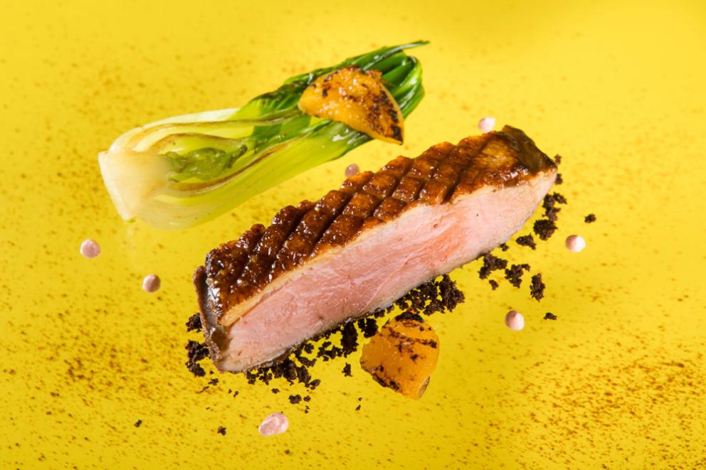 Photogallery






Together with the celebration, the report of a recent dinner at Imago inside hotel Hassler, with chef Francesco Apreda, much appreciated at Identità both professionally and as a person. As we said on the Guida Identità Golose 2017, "if you think about it, it’s a nice paradox: in the Eternal City, from the 6th floor of hotel Hassler, there’s a talented chef from Campania who makes you travel around the world for a few hours. There’s enough to make you forget the stereotype according to which Rome is so full of history it’s just concentrated on itself, and thus provincial". (Carlo Passera)









We start with Celeriac, peppers and ginger; Daikon with yuzu and black truffle; Radish with lime and gin: all in osmosis. There’s technique at the service of the creative mind, resulting in a debut that prepares the palate whetting the appetite. Followed by Egg in tempura, lime and fig mustard: delicious without trying hard to please









Foie gras and scones, Sweet Rain blend (2015): this, like most of the dishes by Apreda, is characterised by the blend of spices that originate from the chef’s long experience around the world (see also: I Sapori di Viaggio di Apreda). It was part of the "menu 10 anni"









Apreda with his blends. As we mentioned, the chef "interacts with the client, mixes territories and stories, draws from his experience in every continent and sums this up in spicy inspiration: he may add Napoli, Mumbai, and so on (he studied and defined a total of six aromas, each with a precise geographic origin: so it’s enough to add a pinch of London or New York. Your taste buds will be thankful "). The next dish, among the new ones in the menu, is truly fantastic: Seafood vegetable minestrone. One of the best, in a tasting menu that always has the highest quality. In this case potatoes, onion, celery, baby spinach, leek and parmigiano wafer meet a seafood broth made with kombu seaweed









Mozzarella di bufala INConsistenza, scapece di appiccatelli vesuviani, another voluptuous dish in the menu. Different textures of mozzarella (as a film, dehydrated, in a mousse, a sauce, in pieces, in gel...) with a pinch of Napoli, yet in the sense of a mix of herbs recalling the city









Scallop shabu in a carpaccio, yuzu and black truffle, turning upside down the litany of a mollusc often overused in fine dining, making its taste once again interesting. The photo, however, is of the Breaded scallops, shitake and black truffle, from 2007, in the anniversary menu: the same applies. The scallops filled with buffalo milk mozzarella, truffle and celery leaves had a different breading, instead of the classic Milanese style (breadcrumbs and flour) there’s now panko (Japanese breadcrumbs) and dry Indian rice flakes, while the sauce is made richer with shitake mushrooms: the dish, thus assembled, is served with a broth on the side, so as to enhance its textures. This is also Roberto E. Wirth’s favourite dish









Octopus and seaweeds, roots and Uma-Mia blend (2016): as in the case of the scallops, Apreda is never banal









The starters finish with a Tartare of prawns and veal tongue, puntarelle and ponzu









This is a great classic of the chef, deservingly celebrated: Cappellotti Double Umami (Blend Spicy Bomba-y). A contrast of temperatures: the filling of the pasta, made with parmigiano and katsuobushi, is hot, while the broth, made with tuna and double malt beer is cold. Trenette with shiso pesto, squilla mantis and potatoes and Risotto with red onion and foie gras, spicy powdered coffee, two new dishes









In the anniversary menu, there was a different risotto: Risotto cacio pepi e sesami, from 2012 (he added pecorino water, made by blending pecorino in hot water, then placing the mixture in the fridge: the fat solidifies on top, the proteins fall below while in the centre there’s the water in which they cook the risotto)...









... Capellini garlic oil chilli pepper and smoked eel, from 2008: cocoa was used in the past, while he now uses only cocoa beans adding a bitter taste. The chef smokes the eel himself









Black cod and purple vegetables, succulence from 2009: fermented cabbage, sauce of purple potatoes, black aubergine and violets. In the contemporary menu, a remarkable Roasted monkfish with olives and ginger, pumpkin and chanterelle mushrooms 









Chicken in two cultures, pepper and teriyaki is one of the must-taste when dining at Apreda’s. His idea of presenting chicken, often snubbed by fine dining, in a completely different way, is brilliant









The chef says: "The initial idea was to include a chicken to be served as a whole. Something rare in restaurants. But the wish to eat a good roast chicken is closely connected to traditional home-made food and I wanted to make this wish come true at Imàgo"









And then: "After a month of experiments we combined two cultures in just one chicken: one cooking and two cultures, that is to say chicken with pepper, typical of Roman tradition, with a Japanese inspired teriyaki glazing. There was a real study to elaborate what the chicken at Imàgo had to be like. The final dish is the result of teamwork: everyone contributed in creating the best method to have the perfect chicken”. See: Chicken in two cultures






