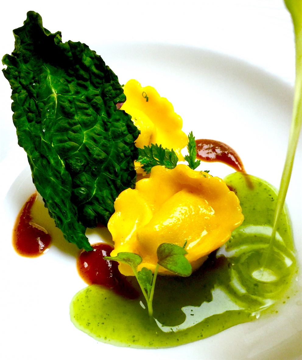 Photogallery






Mario Cornali, Collina, Almenno San Bartolomeo (Bergamo)

Stewed snails from Almenno, fumet of powdered corn from Prato – This dish is the consequence of the meeting with Andrea Togni, a young snail breeder from Almenno. I was inspired by the fact that I had an organic snail farm only two kilometres from home









Antonio Cuomo, Hostaria del Relais San Lorenzo, Bergamo

Dreaming… Cesar salad – We’ve rebuilt a great classic by changing all its textures, with water of Parmigiano, iceberg salad ice cream and confit tomato mousse









Giuliano Pellegrini, Lio Pellegrini, Bergamo

Salad with tripe, tuna, fried polenta, cucumber and white beans from Soragna – Tripe is a dish I wanted to change because I always had a good memory of it. My grandmother Alice made an excellent tripe stew...









Antonio Borruso, Umami, Bormio (Sondrio)

Neve al sole [Snow in the sun] – A dessert uniting saffron, litchi and a white chocolate mousse









Enrico and Roberto Cerea, Da Vittorio, Brusaporto (Bergamo)

Steamed king crab with hazelnut praliné and bottarga – An intriguing and delicious dish, where the white and reddish meat, firm and as sweet as honey, is finely matched by the sapidity of bottarga, much rougher and stronger. All this paired with the fattiness and crispiness of the best hazelnut in the world, the tonda gentile from Cortemilia









Nadia and Giovanni Santini, Dal Pescatore, Canneto sull'Oglio (Mantua)

Mountain potato cream with poached eggs, tuna bottarga, asetra royal caviar and capers – A great dish from Dal Pescatore’s tradition yet conceived and prepared by the new generation in the kitchen, that is to say by Giovanni Santini – photo by Culinaire Saisonnier-Dirk Kerstens









Enrico Bartolini, Devero, Cavenago di Brianza (Monza Brianza)

Risotto Arlecchino – Sauce below, rice on top. A return to the Baroque with a modern interpretation









Daniel Facen, Anteprima, Chiuduno (Bergamo)

Tuna salad with sour egg, purple potatoes and olive oil – It’s like a Salad Niçoise in which the tuna is seared and then cooled in water and ice. The purple potatoes have different textures, in pieces, as a small purée and dehydrated. The tomatoes are confit, the French beans are cooked with ultrasounds, the egg in vinegar and the oil is in a sugar capsule, with anchovies from the Cantabrian Sea









Davide Oldani, D’O, Cornaredo (Milano)

Milanese style apple marrow – Because it represents the tradition of a Milanese “dish” but with the lightness of good modern cooking









Stefano Cerveni, Due Colombe, Corte Franca (Brescia)

Warm spaghetti, scampi, sweet paprika and Calvisius Tradition caviar – Luxury and flavour in a dish full of careful simplicity. The service temperature at 40°C enhances the aromas of and the pleasure to the highest level









Fabio Abbattista, Leone Felice de L'Albereta, Erbusco (Brescia)

Lavarello alla mugnaia, tofeee di cavolfiore e calamondino - This dish is today the most explicit declaration of my cuisine: after 2 years discovering the territory of Franciacorta and thanks to the special relationship developed with <strong>Ferdinando Soardi</strong>, a fisherman in Monte Isola, I chose to give voice to the extraordinary freshwater fish, in this case lavaret









Silvio Salmoiraghi, Acquerello, Fagnano Olona (Varese)

Stewed sturgeon – We love this dish made with sturgeon because it represents the use of freshwater fish in Italy. It’s a version of the sturgeon prepared in Ferrara









Riccardo Camanini, Lido 84, Gardone Riviera (Brescia)

Double buttons with ricotta, anchovies, lemon and turnips – This dish appeared in the menu two weeks ago: it is minimalistic, simple, clean. It offers the classic flavour of ricotta, lemon and anchovies but doesn’t play only with the roundness because it includes the “crispiness” of the turnips. These vegetables, by nature, have irregular fibres; this irregularity can thus be sensed when chewing, and it’s unusual. It’s a double button because it has one slice of turnip below and one on top, and in between there’s the button which is visible – between the translucent slices of turnip – and ready to burst in the mouth









Stefano Baiocco, Villa Feltrinelli, Gargnano (Brescia)

Piglet from Orvieto "alla diavola" – With a cream of wild herbs. The palate is intrigued by the fat and acid notes, the bitter leaves and the spicy touches, the soft and crispy parts...









Fabrizio Ferrari, Al Porticciolo 84, Lecco

Pache Felicetti, grilled scarpette, armoricaine sauce, puntarelle, dried sweet potato and powdered tarragon – Fireworks for the palate lasting all year long!









Alberto Buratti, Koinè, Legnano (Milan)

Rice spaghetti in cagnone – A local classic, cagnone becomes the seasoning for homemade rice spaghetti









Marco Ambrosino, 28 Posti, Milan

Chiajozza – Squilla mantis, oil aromatised with maritime pine tree, sea urchin ice cream, cabbage. A symbol of my origins (Chiajozza is the bay in Procida where I was born)









Vittorio Fusari, Al Pont de Ferr, Milan

Smoked eel from Cabras, daikon, beetroot essence and hazelnut brittle – A recipe from the new menu in which I wanted to enclose my themes. I choose an ingredient, namely eel from Cabras, which comes from sustainable farms, an important form of virtuous economic development. I then use the small agricultural products from the Parco Sud Milano, an agricultural format that is awakening, safeguarding land. Food is the first medicine and daikon is an emblem of this









Viviana Varese, Alice, Milan

Homage to Ángel León - Ángel León, Michelin starred chef from Andalusia, is the only chef in the world to have found the way to extract plankton. I’ve been at his restaurant in El Puerto de Santa Maria, near Cadiz, and his use of plankton when cooking inspired me so this “tribute” was born as a risotto with plankton with a very thick squid broth, a light aioli sauce, garnished with lime and fried squid. I’m proud of this dish because you can taste the sea, and then I discovered a new ingredient I didn’t know: plankton, which in Greek means "vagabond" because it is formed by those organisms that are passively moved by the currents and the waves. When we serve this risotto we used an underplate which is a microscope photo of plankton taken by two marine biologists, brothers Sardet, who are two experts in the field









Matteo Torretta, Asola, Milan

Beef maxi bon with pappa al pomodoro – An evocative dish, with childhood memories and tradition









Hirohiko Shimizu, Basara, Milan

Squid tagliatelle with red prawns, scallops, sea urchins, caviar with olive oil and yuzu juice – I was inspired by spaghetti with seafood. I wanted to make a dish only using raw fish









Guoqing Zhang, Bon Wei, Milan

General’s Zuo Zongtang chicken – A specialty from Hunan. It’s a chicken fried in its skin, seasoned with red chilli pepper (in Hunan they basically put chilli pepper everywhere), tofu marinated in Chinese wine, sugar, salt, abalone sauce and yellow bean sauce. Finally I toss it with sesame oil and garnish it with black sesame









Paolo Pivato, Bottega del Vino, Milan

<em>Cream of peas with burrata, mint and Patanegra fondue</em> – On a crispy and slightly sweet base of sliced toasted almonds, we place the pea cream which adds a velvety feeling. The mint and burrata give a note of freshness, the pea sprouts and the raw peas add a crispiness that recalls the almond base. Finally there’s the Patanegra fondue which gives a strong touch









Luca Pedata, Carlo e Camilla in Segheria, Milan

Le caramelle – Sweets made with ricotta, buffalo milk mozzarella, spinach, melted butter, candied ginger, chips of veal tongue and reduced cream with mace. Totò, sweets and laughter. Naples and its tongues. My grandmother and ricotta and spinach









Elio Sironi, Ceresio 7, Milan

Tamburello made with salmon and duck liver – It’s a daring match of two fats: sea and earth, which are very different elements, though when united they create a unique and delicate flavour; moreover, the citrus fruit zest, the acidity of the goat milk curdle and the slightly spicy sweetness of the mango chutney create an exciting contrast of flavours









Matias Perdomo, Contraste, Milan

<em>Ricchezza e Povertà</em> [Richness and poverty] – A Milanese-style <i>cassoeula </i>yet different. It is linked with the history of Via Meda 2, the location of <em>Contraste</em>, because it is said that a doctor used to live in this house, in the early Twentieth century, who would look after the poor. Once a week, he’d open the doors of his office to cure them and feed them. The dish is composed of a few coins made with gelatine of baked pork shoulder. They are served with a consommé of <em>cassoeula</em> on the side. When the consommé is poured, the coins melt, creating a unique mixture









Carlo Cracco, Cracco, Milan

Prawns from S. Margherita, pistachio from Bronte and turnip with coffee and orange – A recipe conceived with Luca Sacchi. It’s a version of the prawns which we hold very dear and we will probably present at Identità Milano too. North and South are enclosed in a dish from which we will never want to set us apart because it gave us plenty of emotions (for references, ask Massimo B.)









Fulvio Siccardi, Da Noi In del Magna Pars, Milan

Raw amberjack, seasonal vegetables, liquid Grana Padano, perlage of black truffle – Summing up, it’s the right meeting between sea, earth and Italian craftsmanship









Daniel Canzian, Daniel, Milan

Vegetarian savoury petit fours – The dish is composed of different concepts of savoury petit fours, including a broccoli tart, a cauliflower cream puff, a small cannolo with puff pastry and a mousse of parmigiana and pistachio, a Sicilian cannolo with ricotta, olives and tomatoes, cassata, caponata, tomato babà. This idea came from the desire of offering vegetables in a new appearance: fun, tasty and elegant. The goal is to create a selection of small, delicious and light pastries that look nice, taste nice and can suit all the palates of those looking for a surprise









Alice Delcourt, Erba Brusca, Milan

Camomile maltagliati, melted butter, seirass and toasted sunflower seeds – The maltagliati have camomile flowers in the dough, below, we put a cheese fondue. We make the melted butter also using camomile, and we serve this with seirass (a Piedmontese ricotta matured in hay) and toasted and salted sunflower seeds









Eugenio Boer, Essenza, Milan

Tagliatelle "lièvre à la royale" – A provocation, yet a comforting one, following Neoclassicism: a classic of the great French cuisine becomes the most classic Italian first course. A dish finely expressing and characterising my cooking – photo by Bob Noto









Keisuke Koga, Gong, Milan

Spoon Dim sum – It’s a selection of three ravioli: with sea bass marinated with umami, presented with a sea urchin sauce and garnished with a puntarella covered in gold; with smoked scallop and prawn, with an edamame sauce; with wagyū and black truffle, with a sauce of foie gras and duck broth






