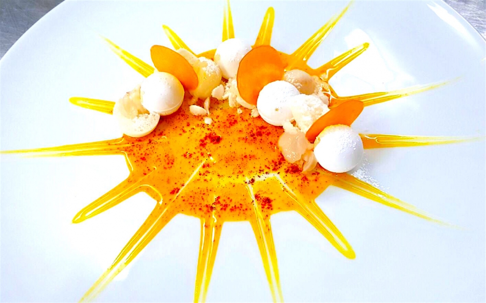 Photogallery






Mario Cornali, Collina, Almenno San Bartolomeo (Bergamo)

Stewed snails from Almenno, fumet of powdered corn from Prato – This dish is the consequence of the meeting with Andrea Togni, a young snail breeder from Almenno. I was inspired by the fact that I had an organic snail farm only two kilometres from home









Antonio Cuomo, Hostaria del Relais San Lorenzo, Bergamo

Dreaming… Cesar salad – We’ve rebuilt a great classic by changing all its textures, with water of Parmigiano, iceberg salad ice cream and confit tomato mousse









Giuliano Pellegrini, Lio Pellegrini, Bergamo

Salad with tripe, tuna, fried polenta, cucumber and white beans from Soragna – Tripe is a dish I wanted to change because I always had a good memory of it. My grandmother Alice made an excellent tripe stew...






